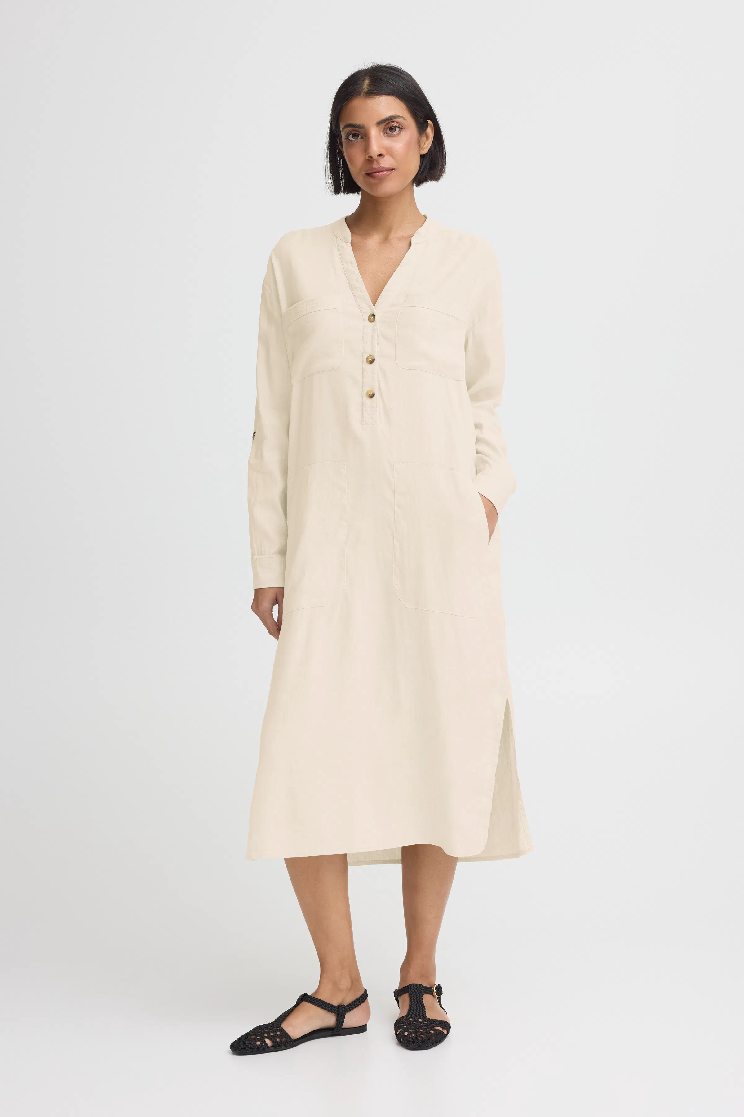 PZLUCA Kjole LOOKBOOK FRONT 50210431-1309071