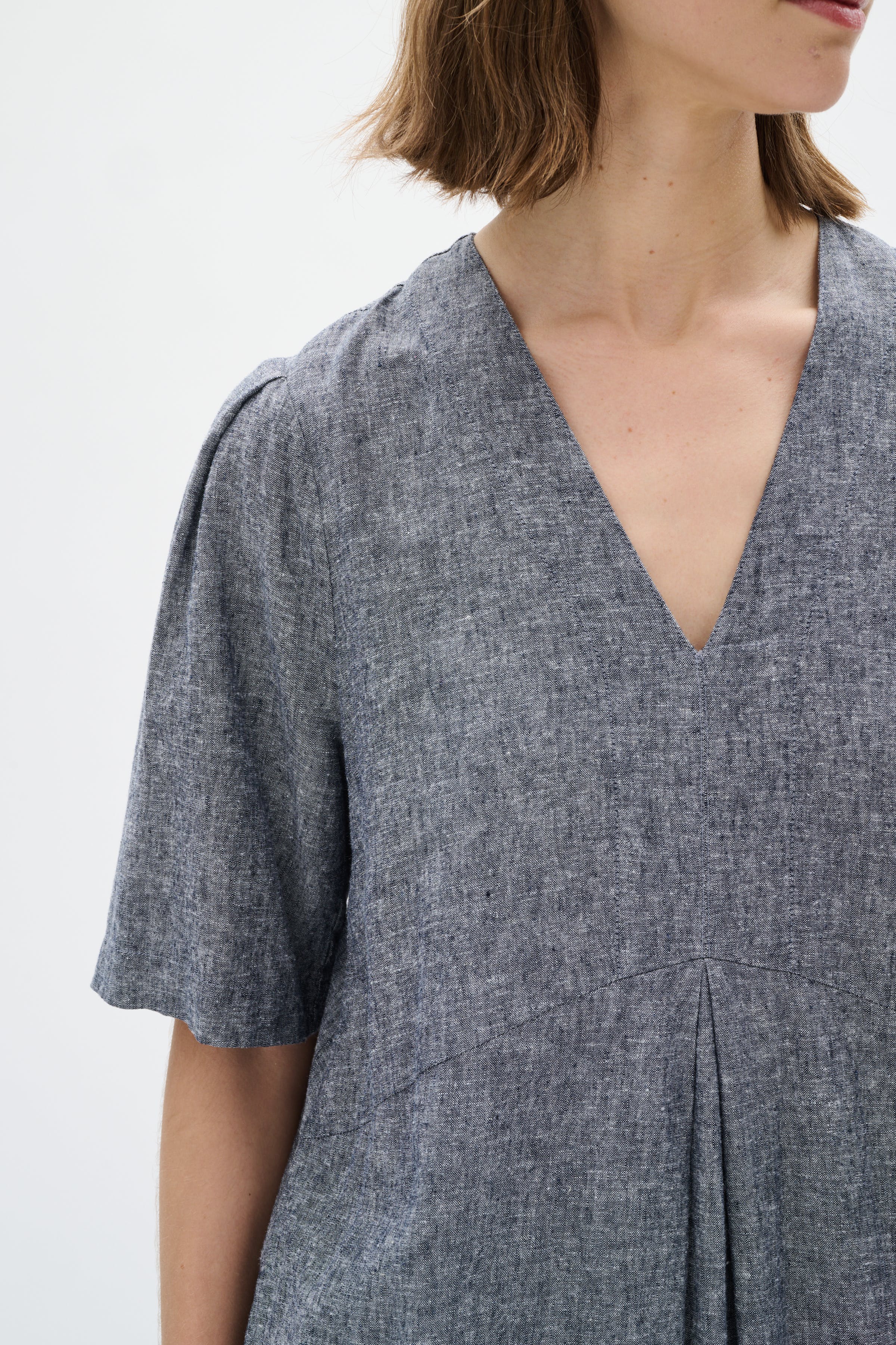 RimoneIW Linen Dress LOOKBOOK DETAIL 30110365-302004