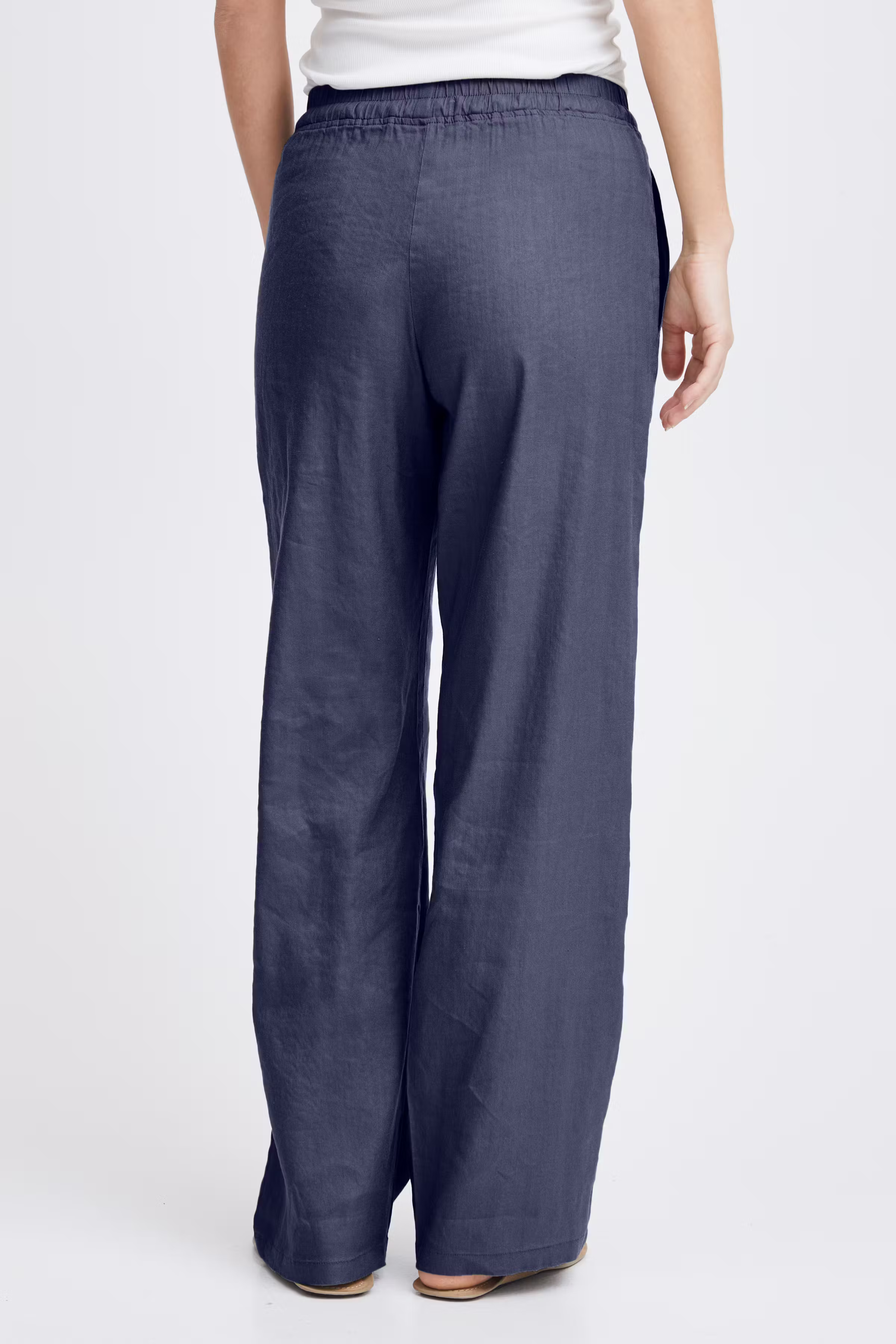 PZLUCA Full Length Wide Leg Bukser LOOKBOOK BACK 50208020-194020