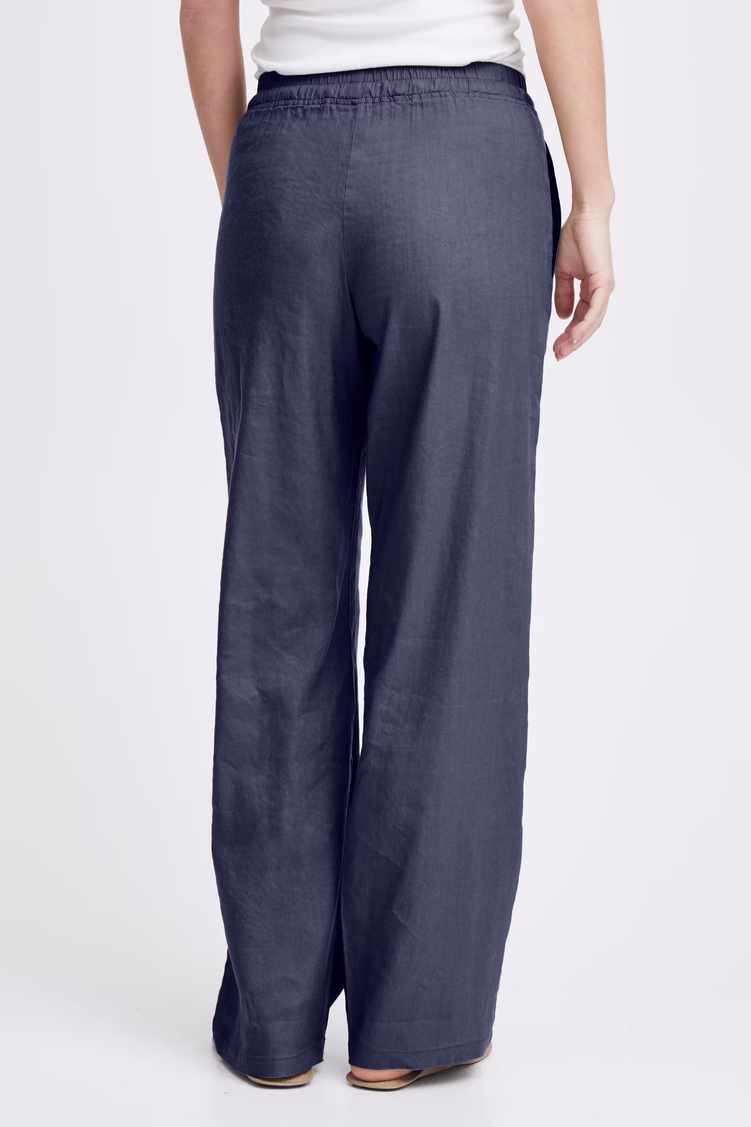 PZLUCA Full Length Wide Leg Bukser LOOKBOOK BACK 50208020-194020