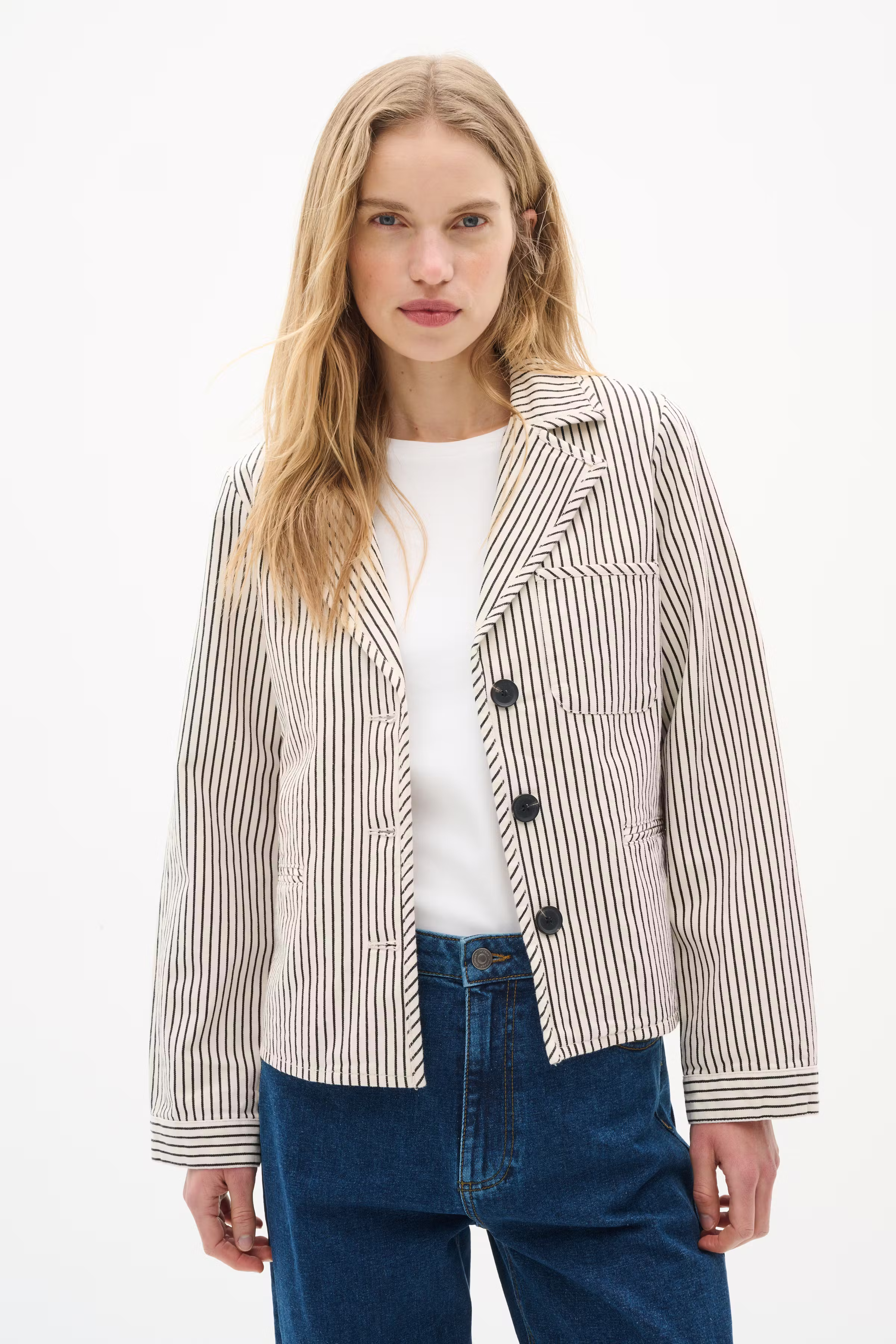 BaiIW Casual denim Jacke LOOKBOOK FRONT 30110563-302821