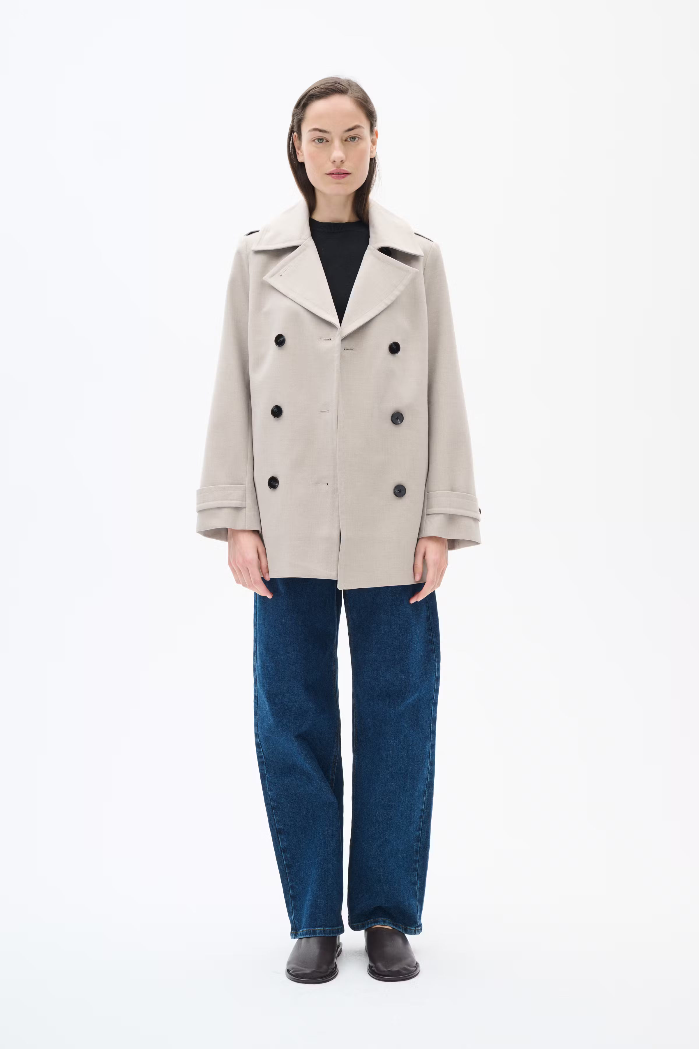 UlrykaIW Sailor Frakke LOOKBOOK FRONT 30110019-1304031