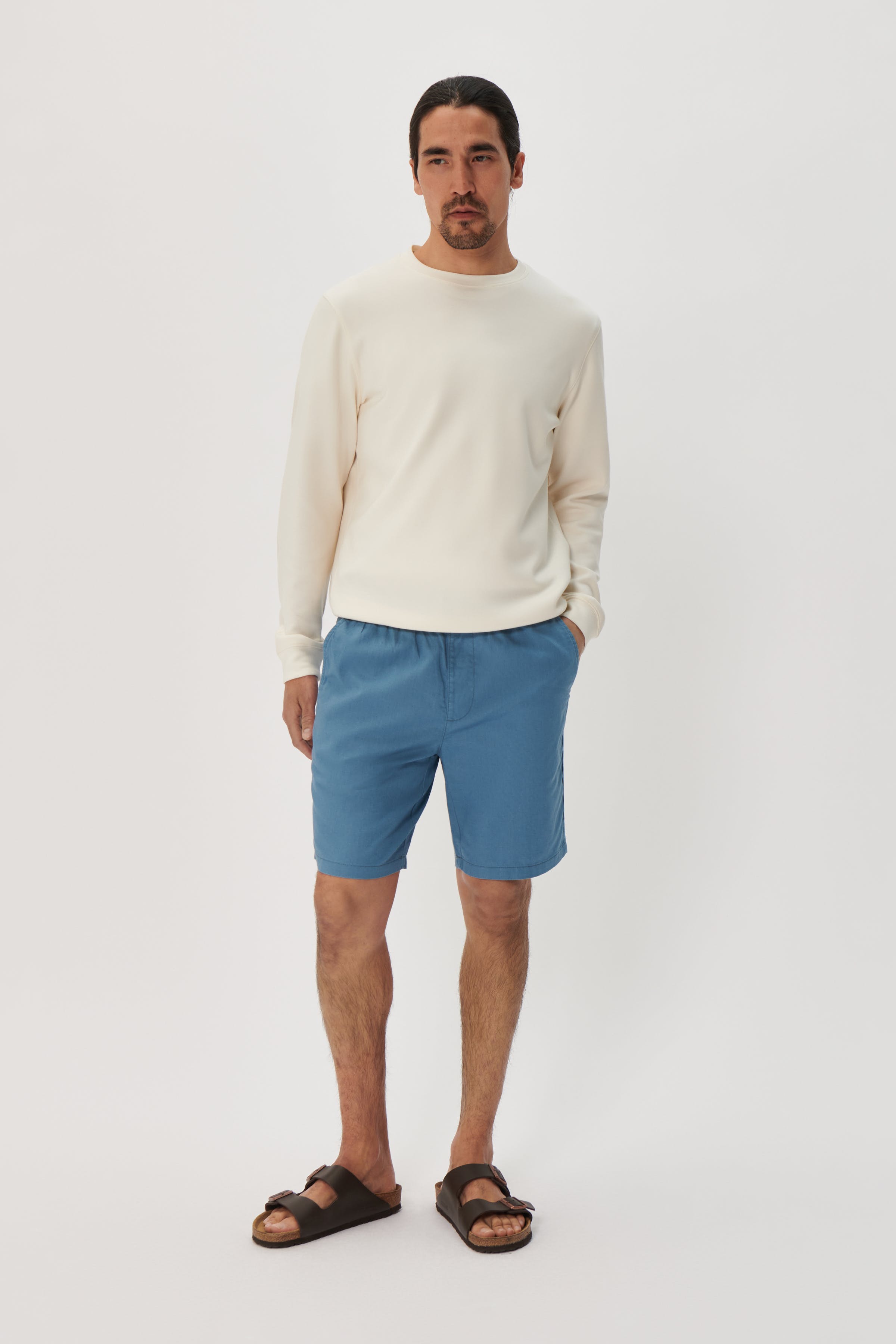 MAbarton Leinen-Shorts LOOKBOOK FRONT 30206032-184020