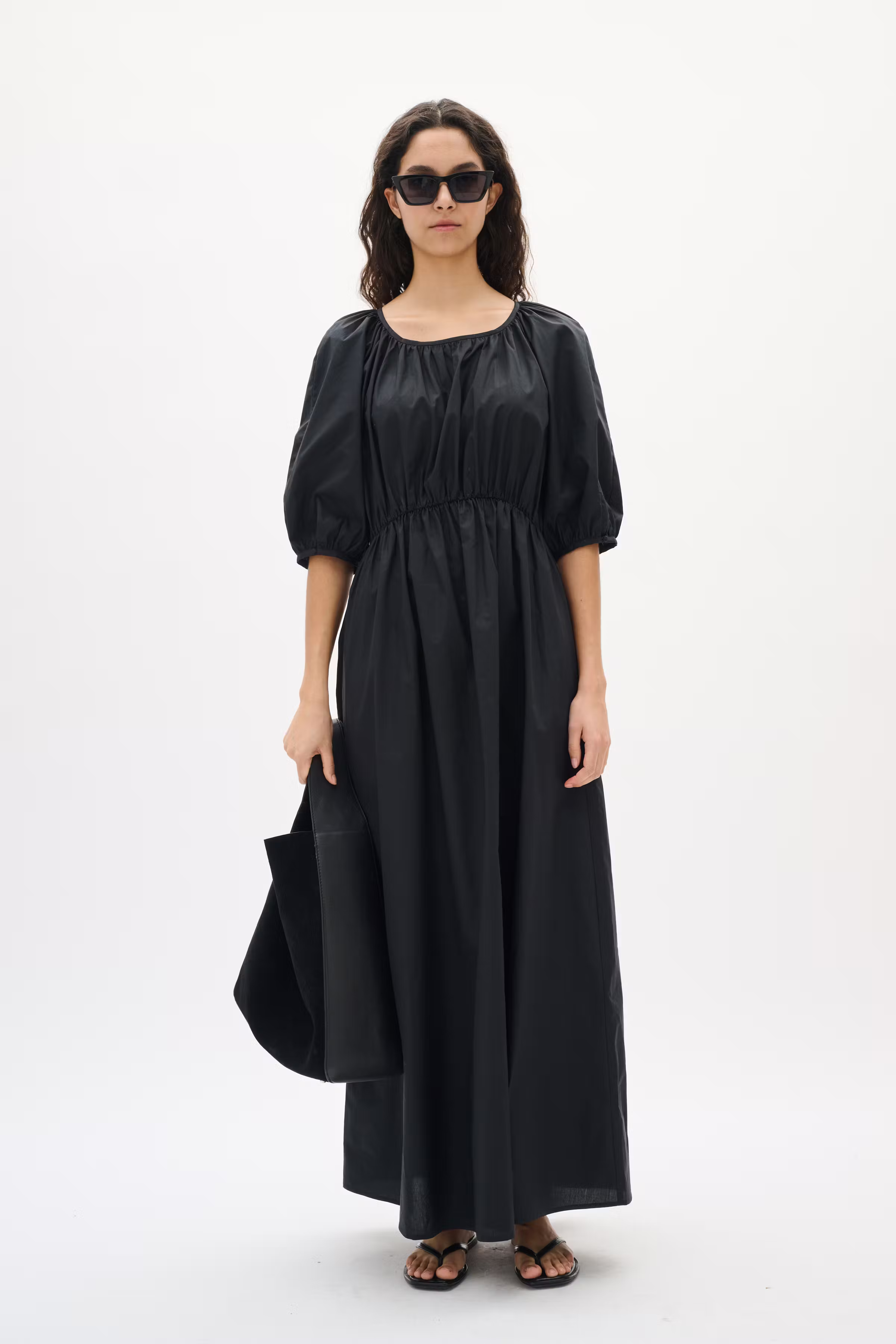 KennaIW Poplin Kleid LOOKBOOK FRONT 30110536-194008