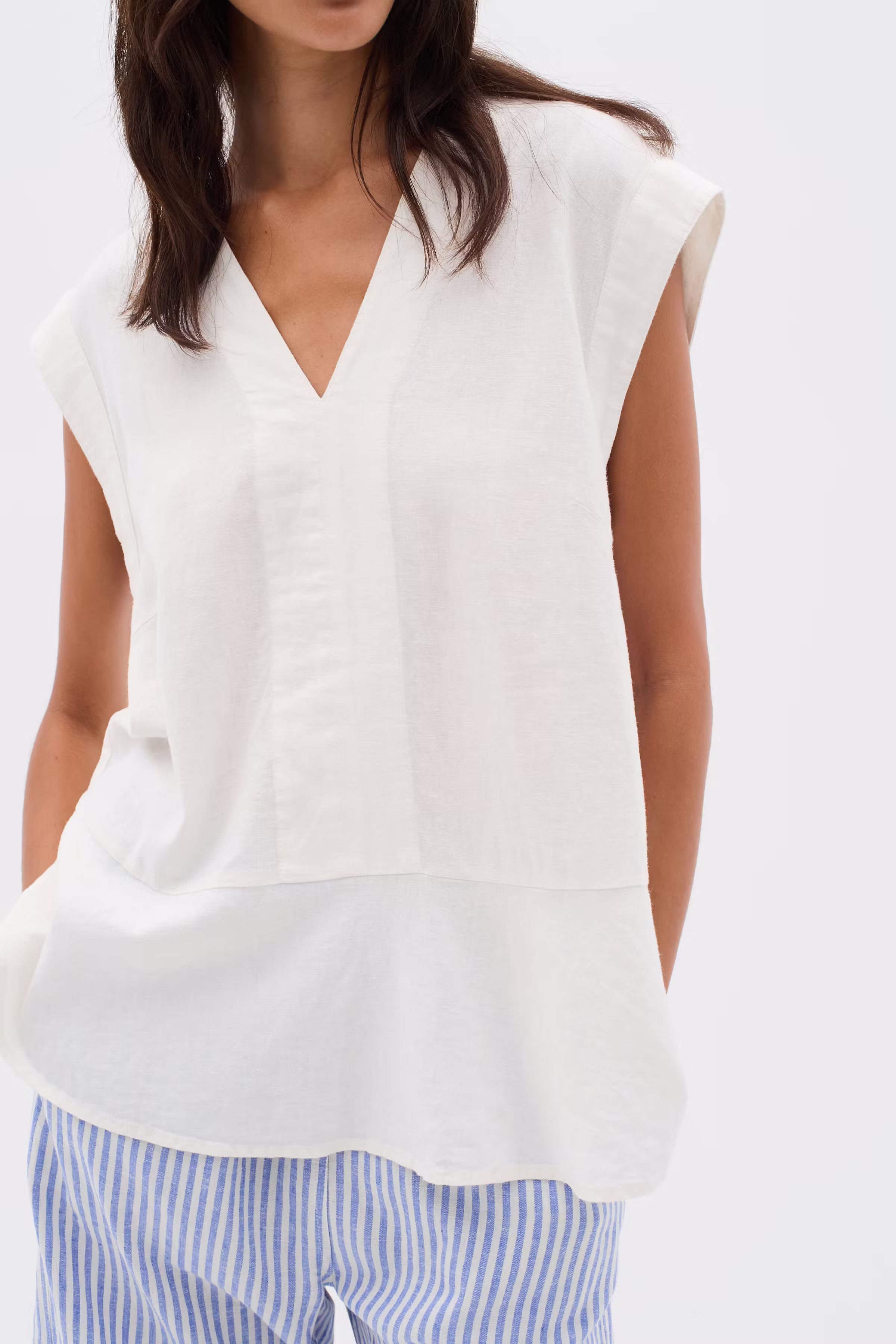 RimoneIW Linne Top LOOKBOOK FRONT 30110361-300001