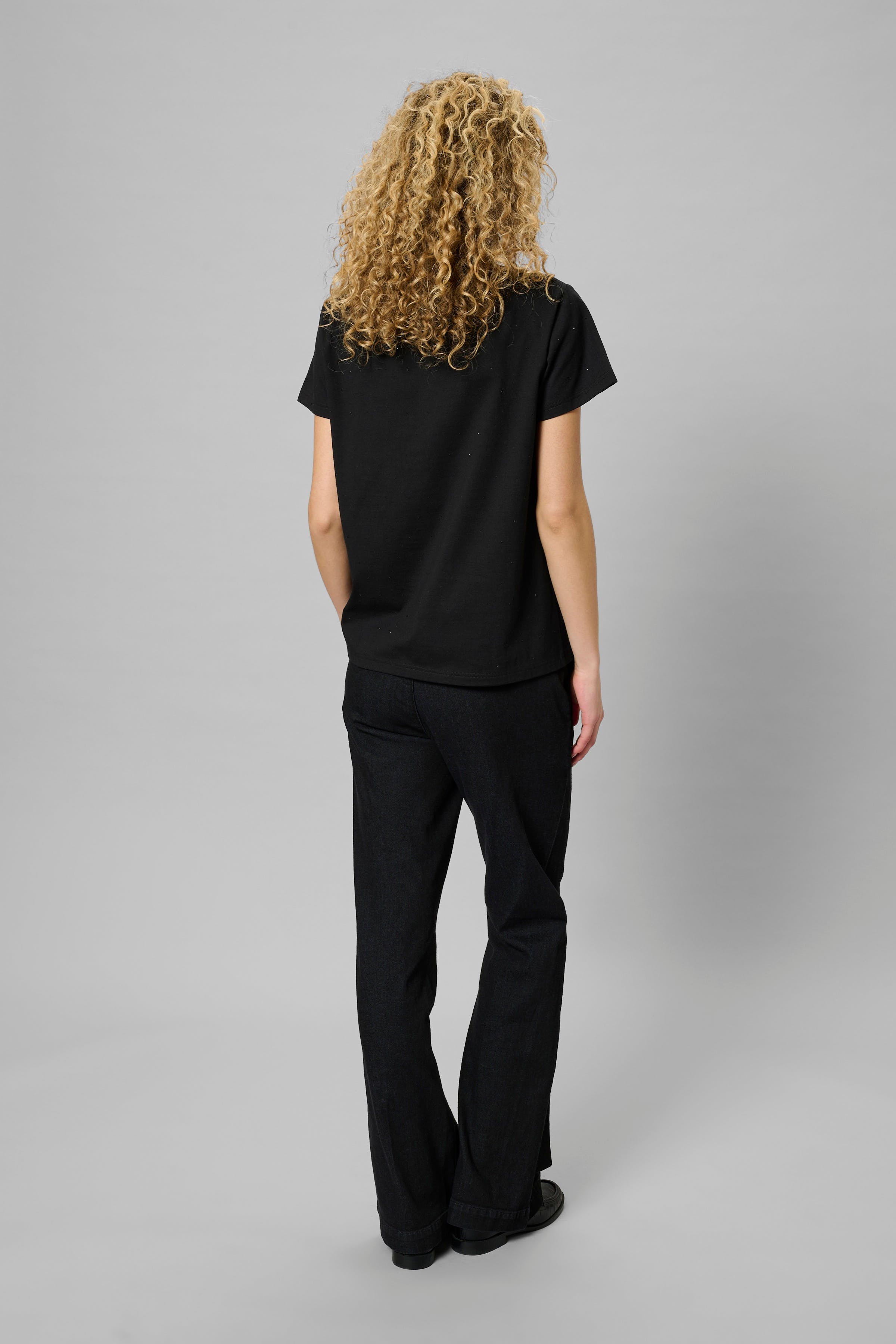 HanneMW Rhinestone T-shirt LOOKBOOK BACK 10704934-100031