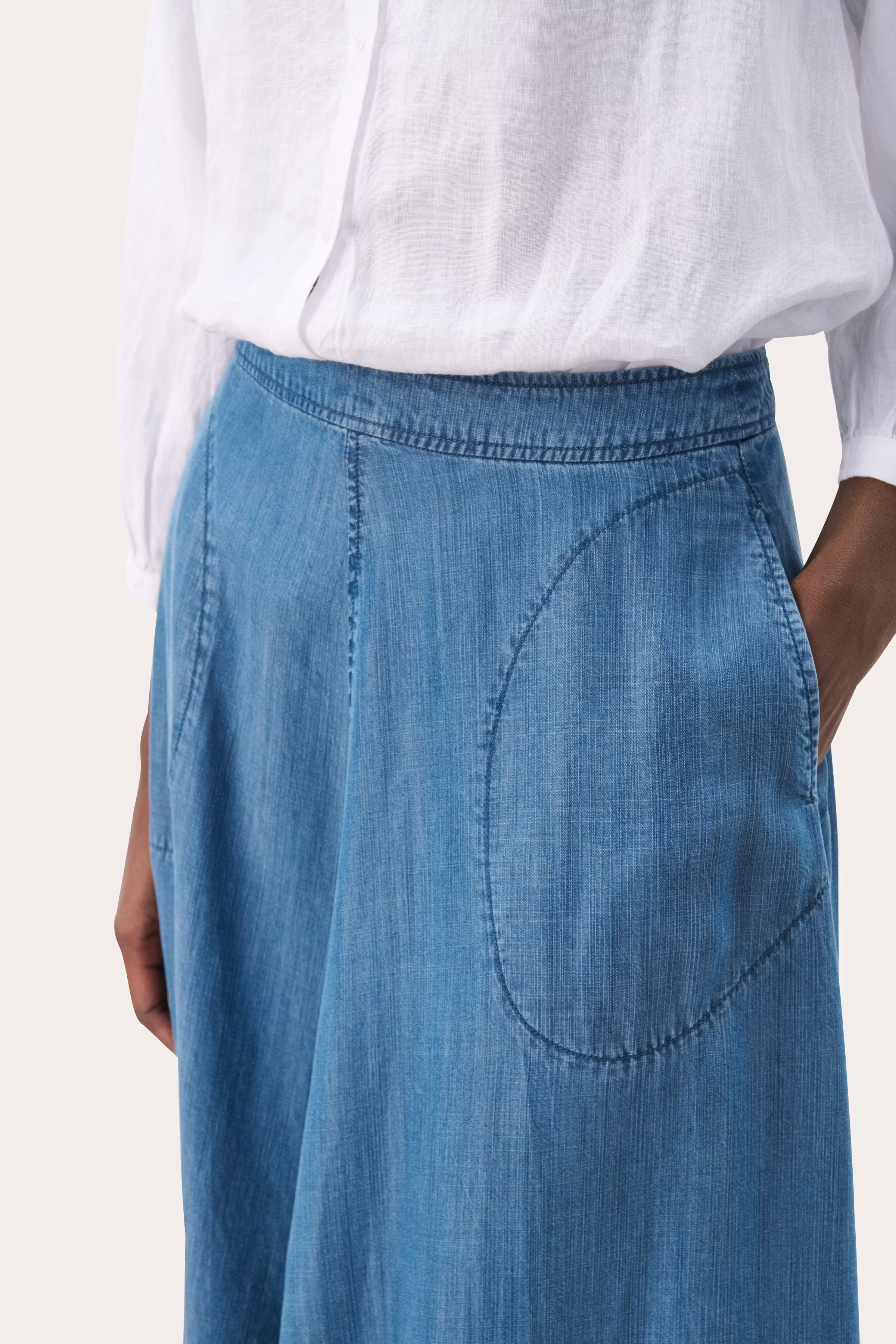 PernillePW Jeanskjol LOOKBOOK DETAIL 30306819-300156