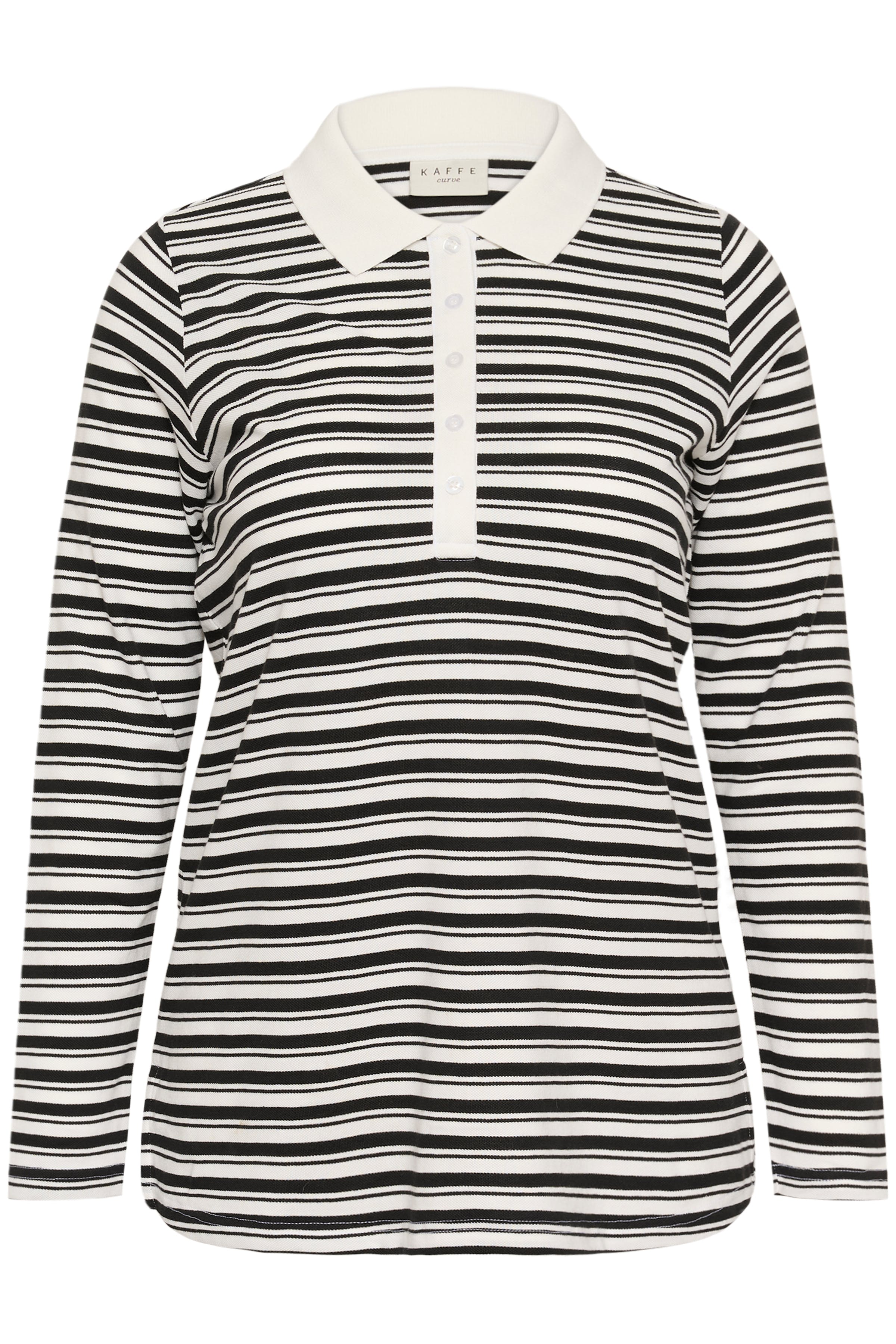 KCmiana Stribet Langærmet Polo PACK FRONT 10583934-108952