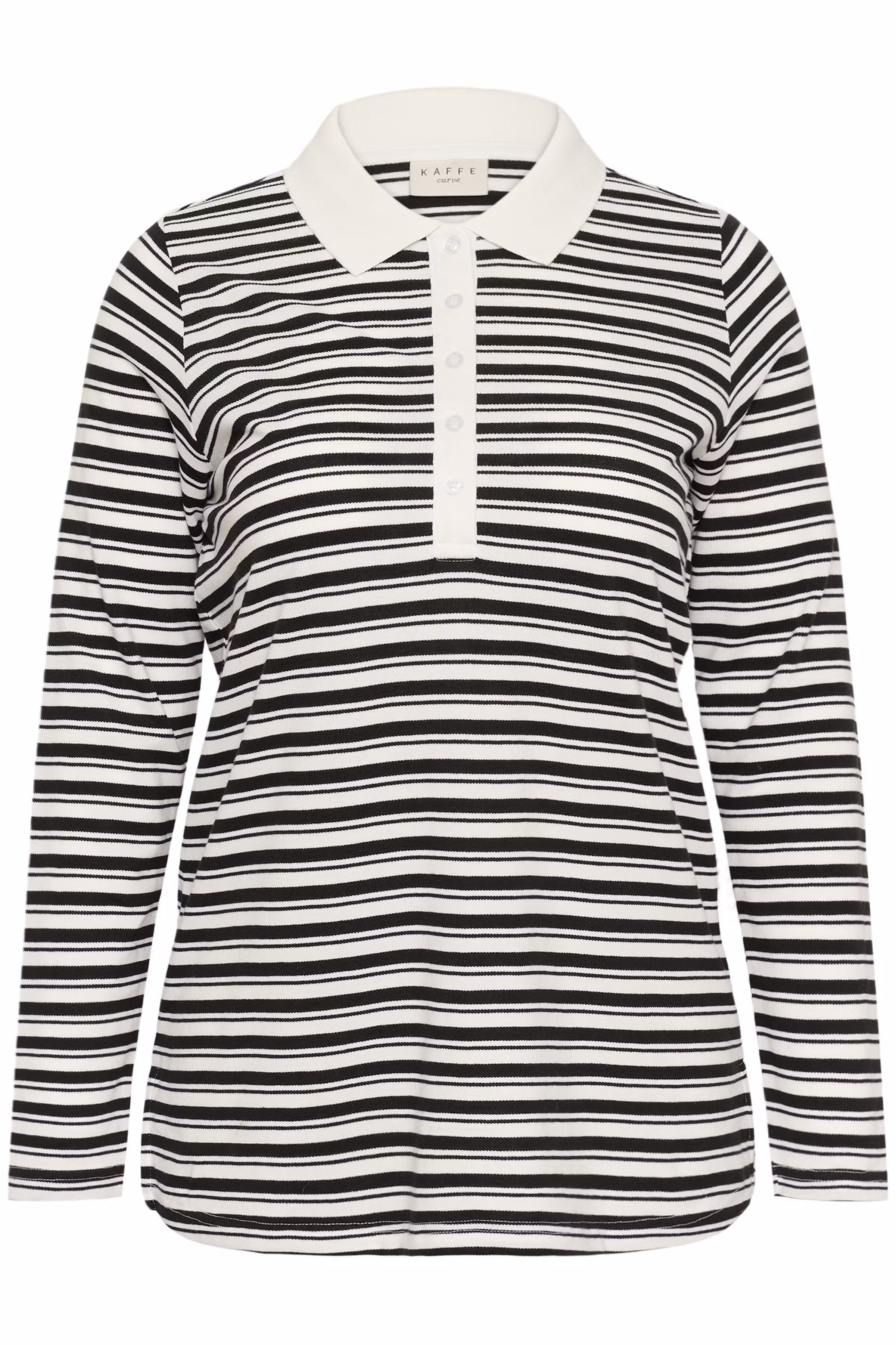 KCmiana Stribet Langærmet Polo PACK FRONT 10583934-108951