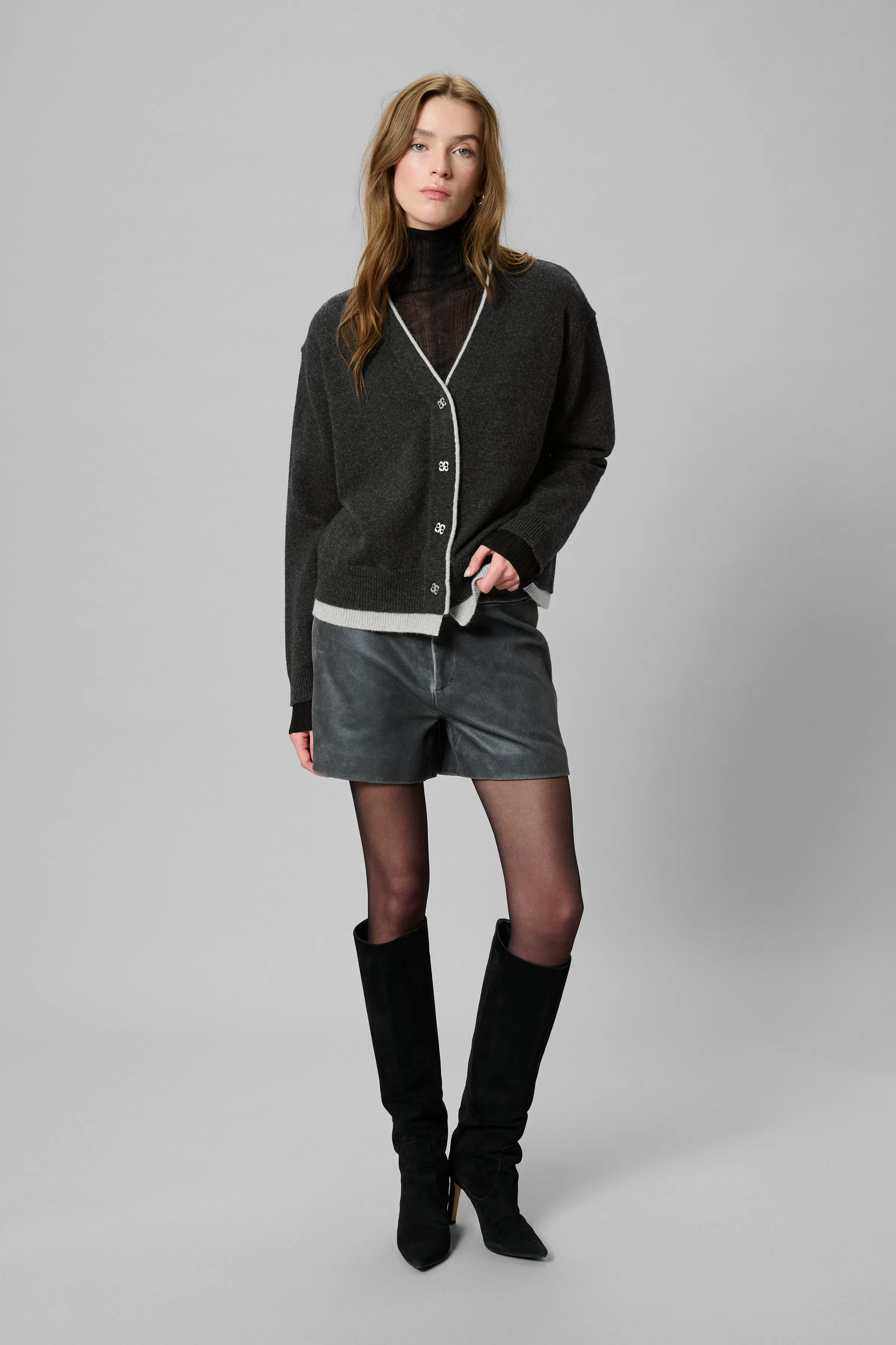 MWTracy Vest van 100% wol LOOKBOOK FRONT 10705366-100379