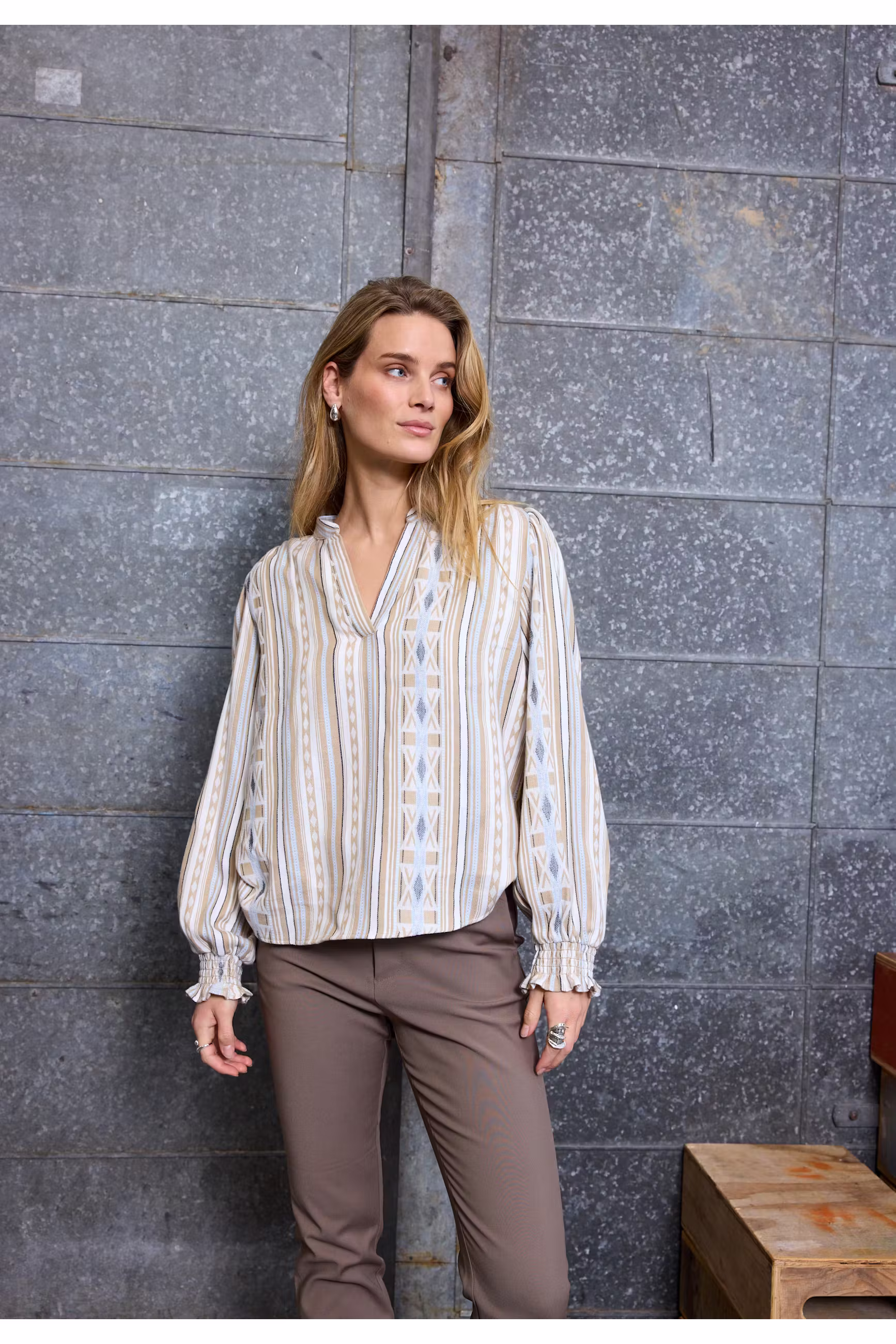 PZBINDY High Waist, Ankle Skinny Leg Bukser LOCATION NONE 50210331-181112