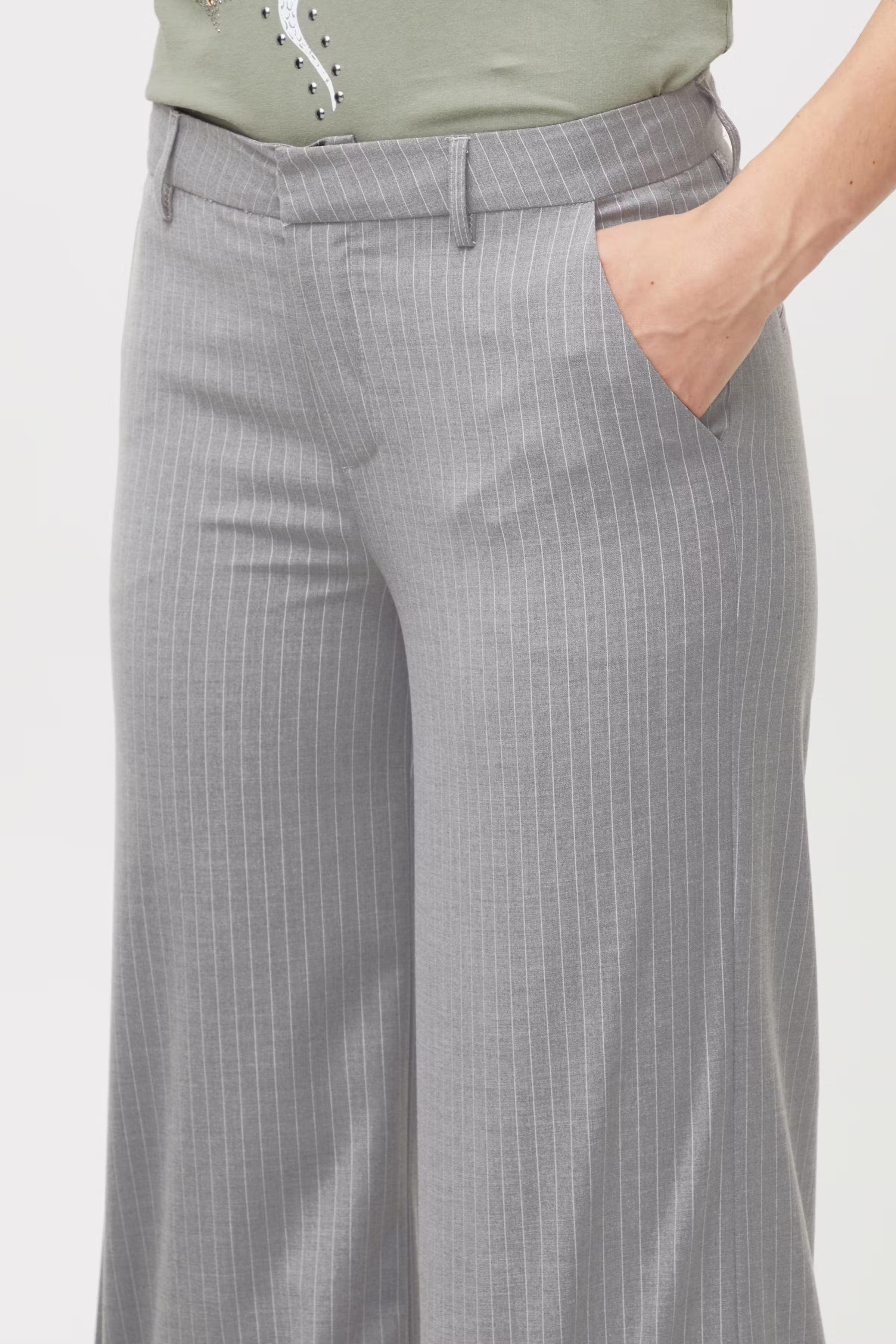 PZMARIELLA High Waist Wide Leg Trousers LOOKBOOK DETAIL 50207882-202762