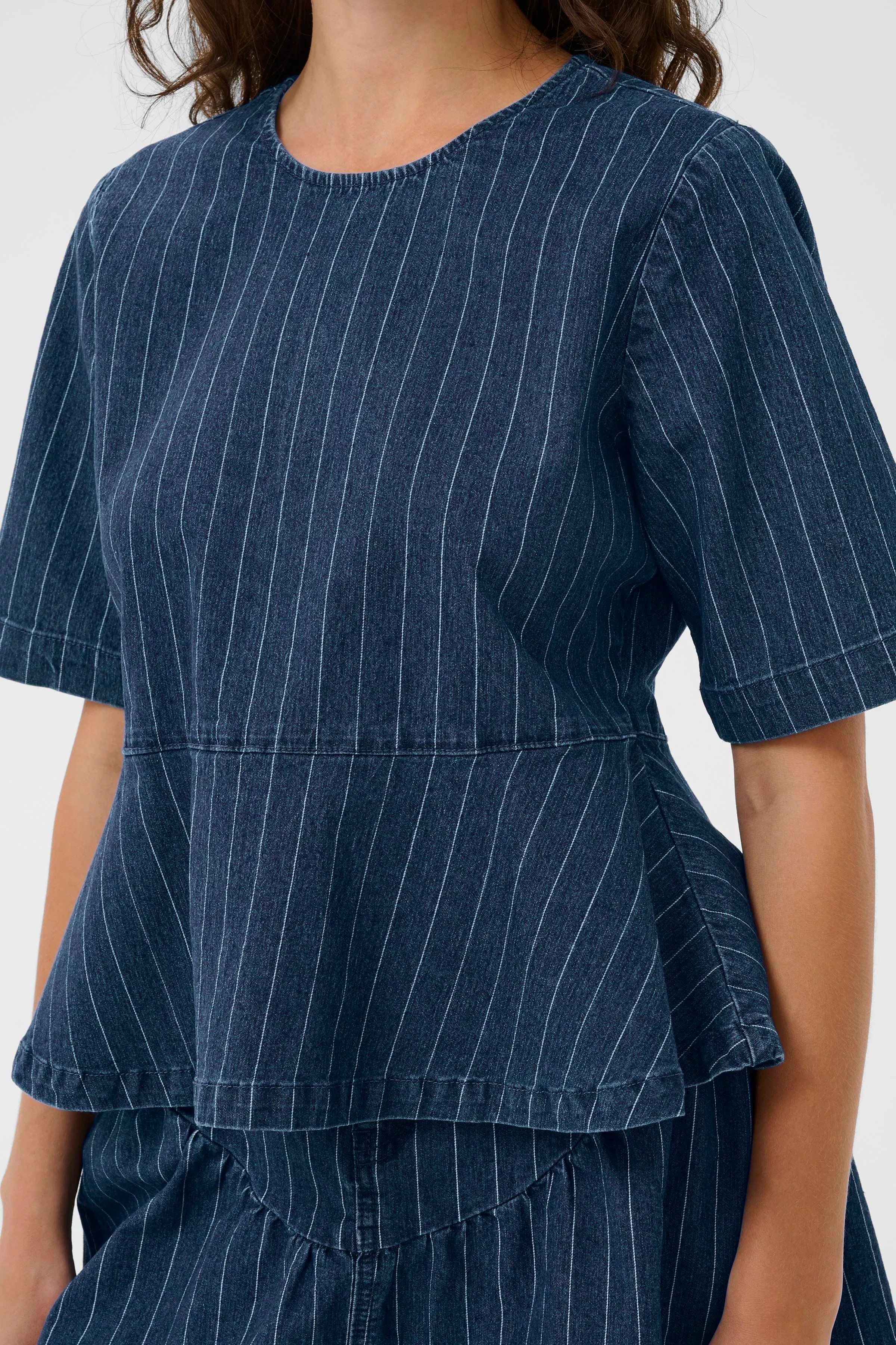 CUmai Denim blouse LOOKBOOK DETAIL 50113088-500029