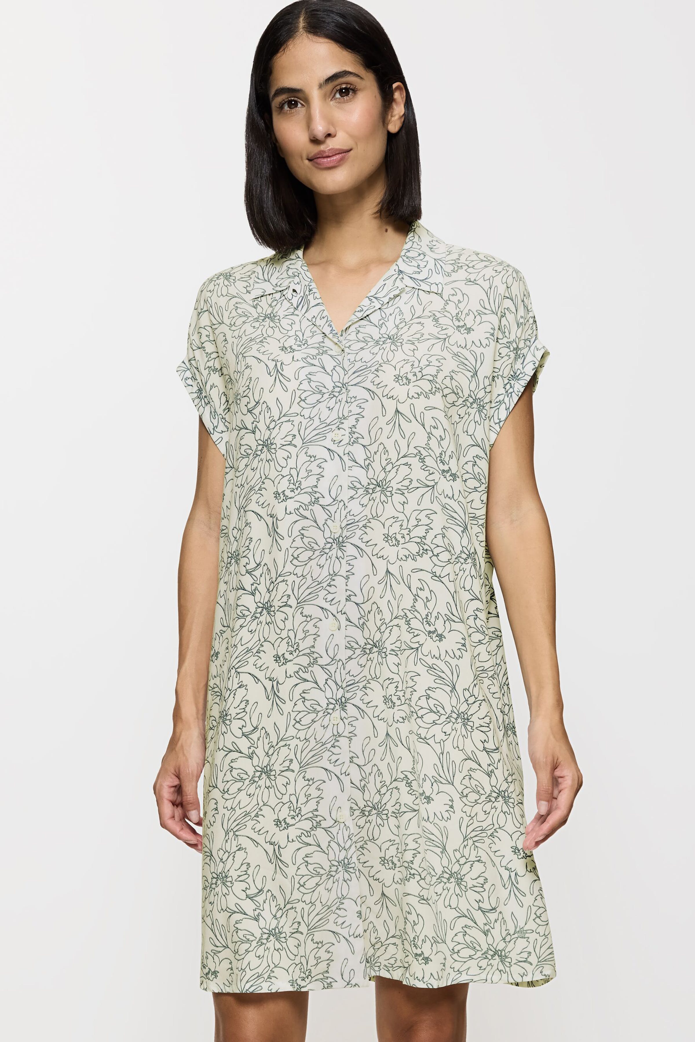 BoyfriendFit Natkjole LOOKBOOK FRONT 40500290-TM009