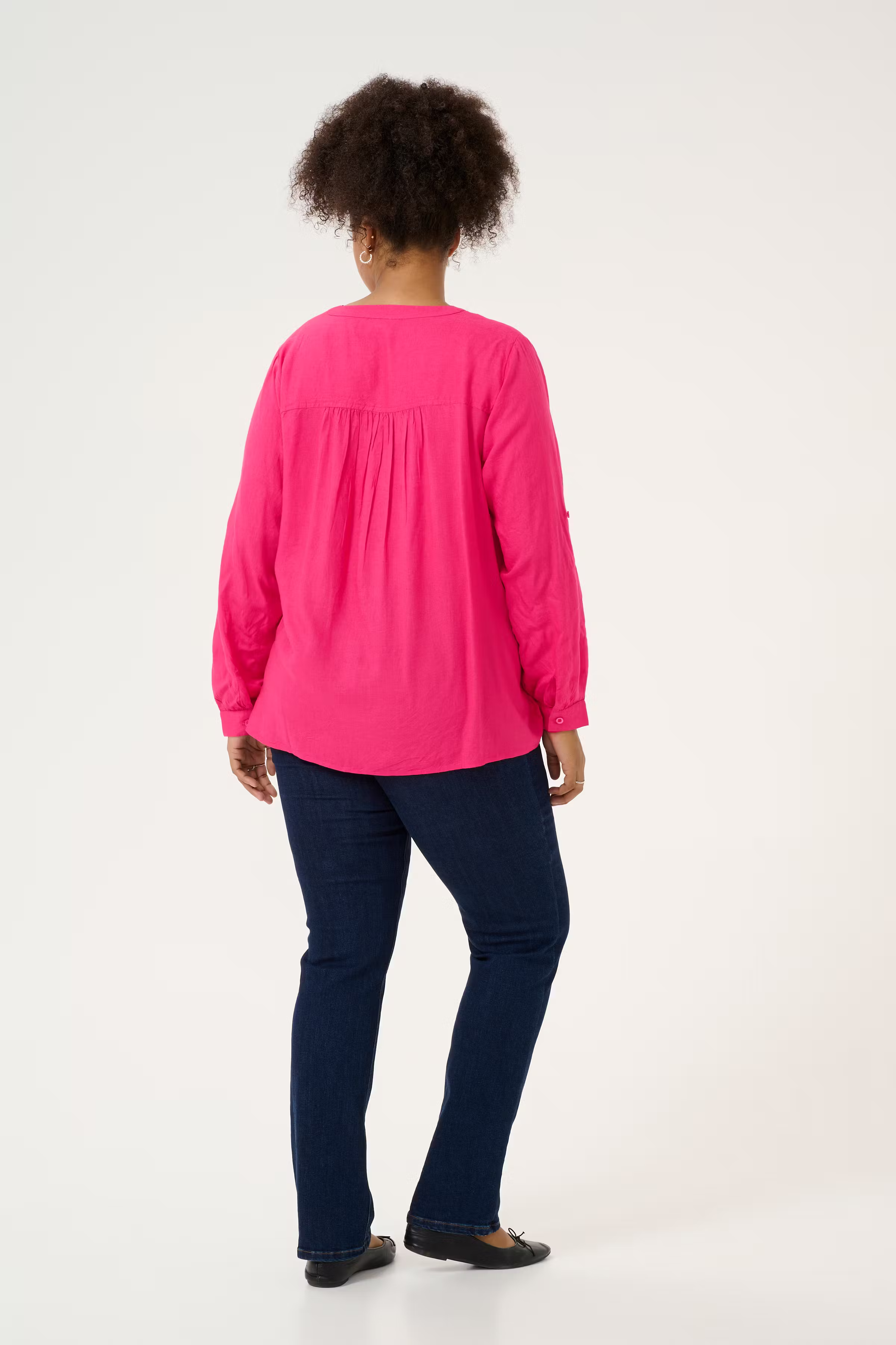 KCmille Linne Blus LOOKBOOK BACK 10582215-181754