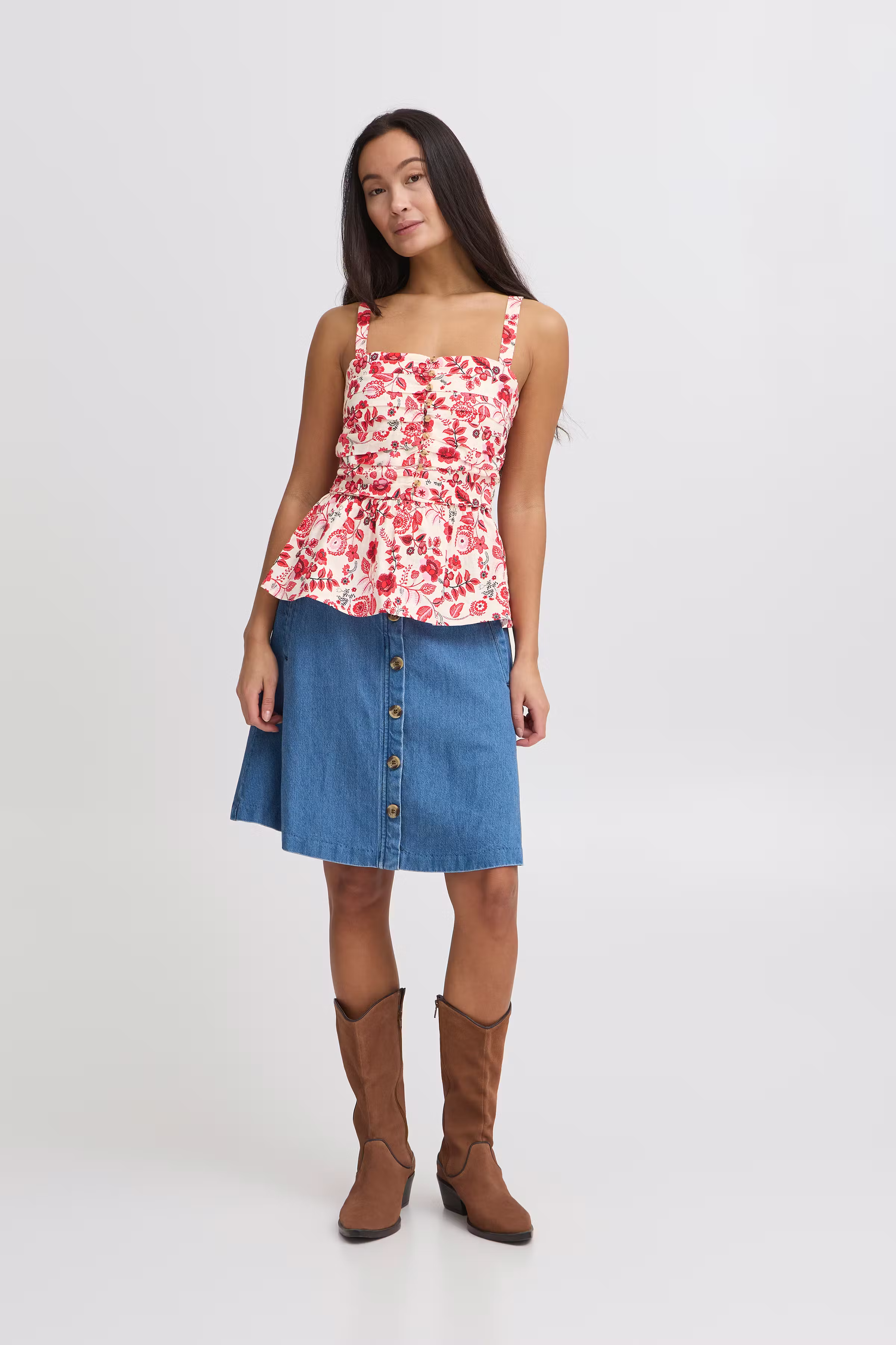 IRANNA Blouse met korte mouwen LOOKBOOK FRONT 20122622-130905