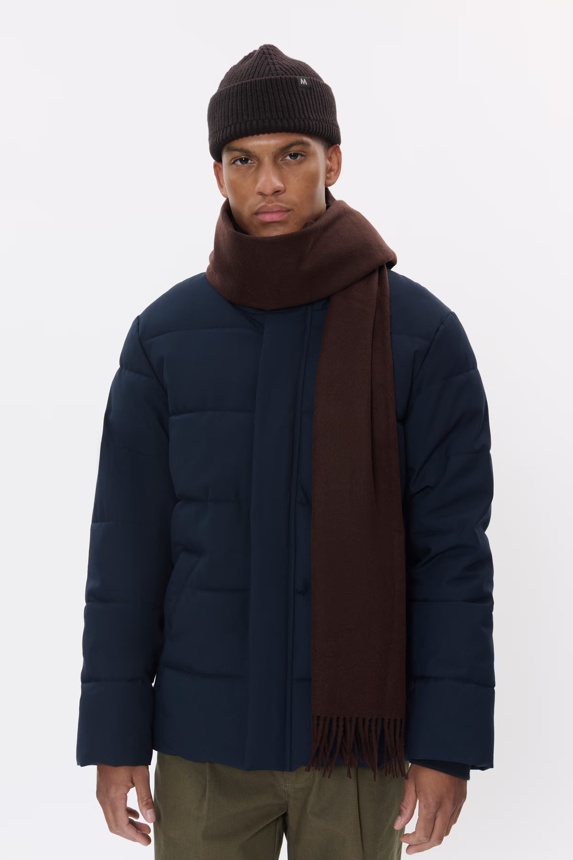 MAwolan Wool Scarf LOOKBOOK FRONT 30204996-191103