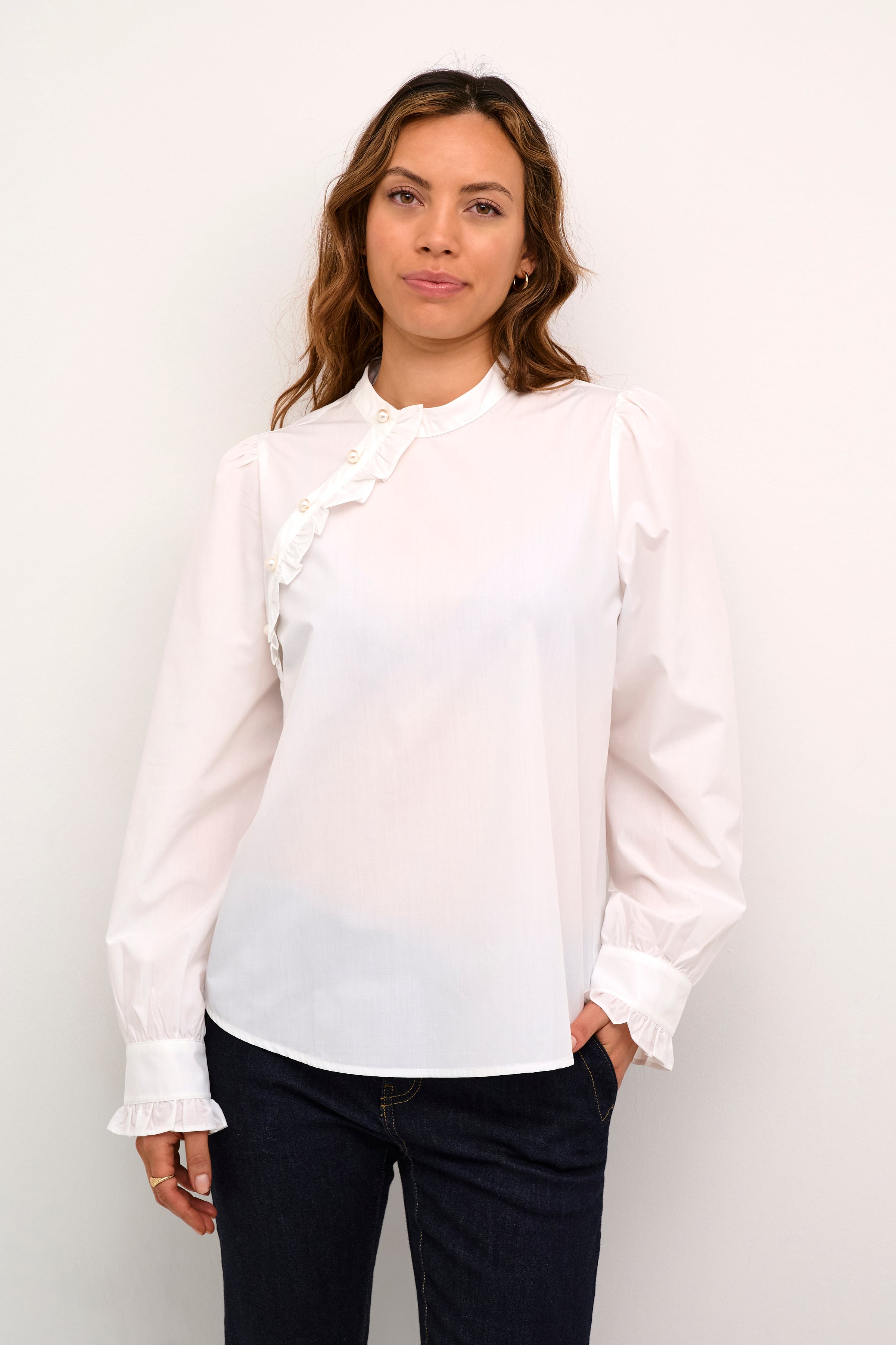 CUlio Blouse LOOKBOOK FRONT 50110947-500013