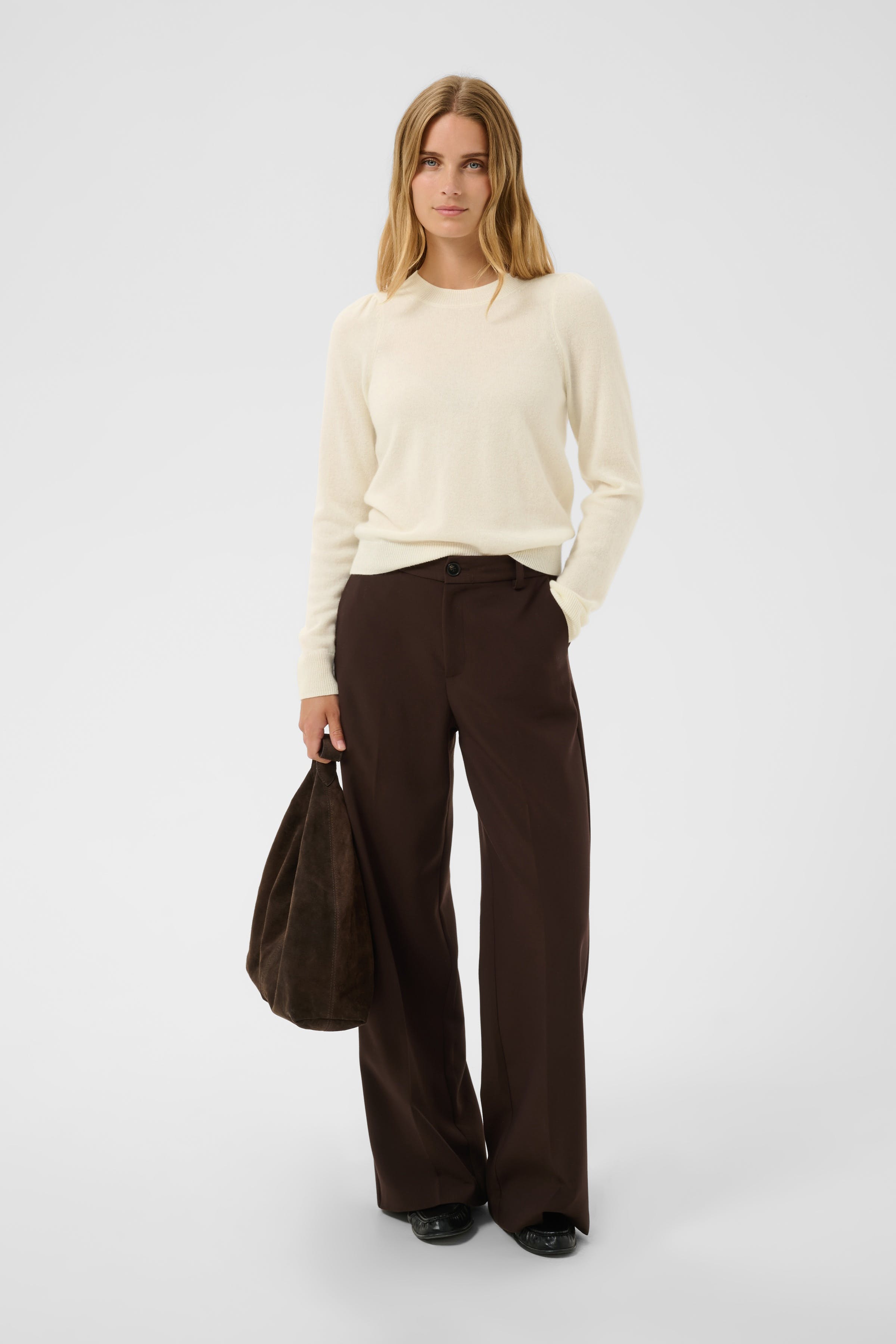 EvinaPW Kashmirstickad tröja LOOKBOOK FRONT 30307337-110701