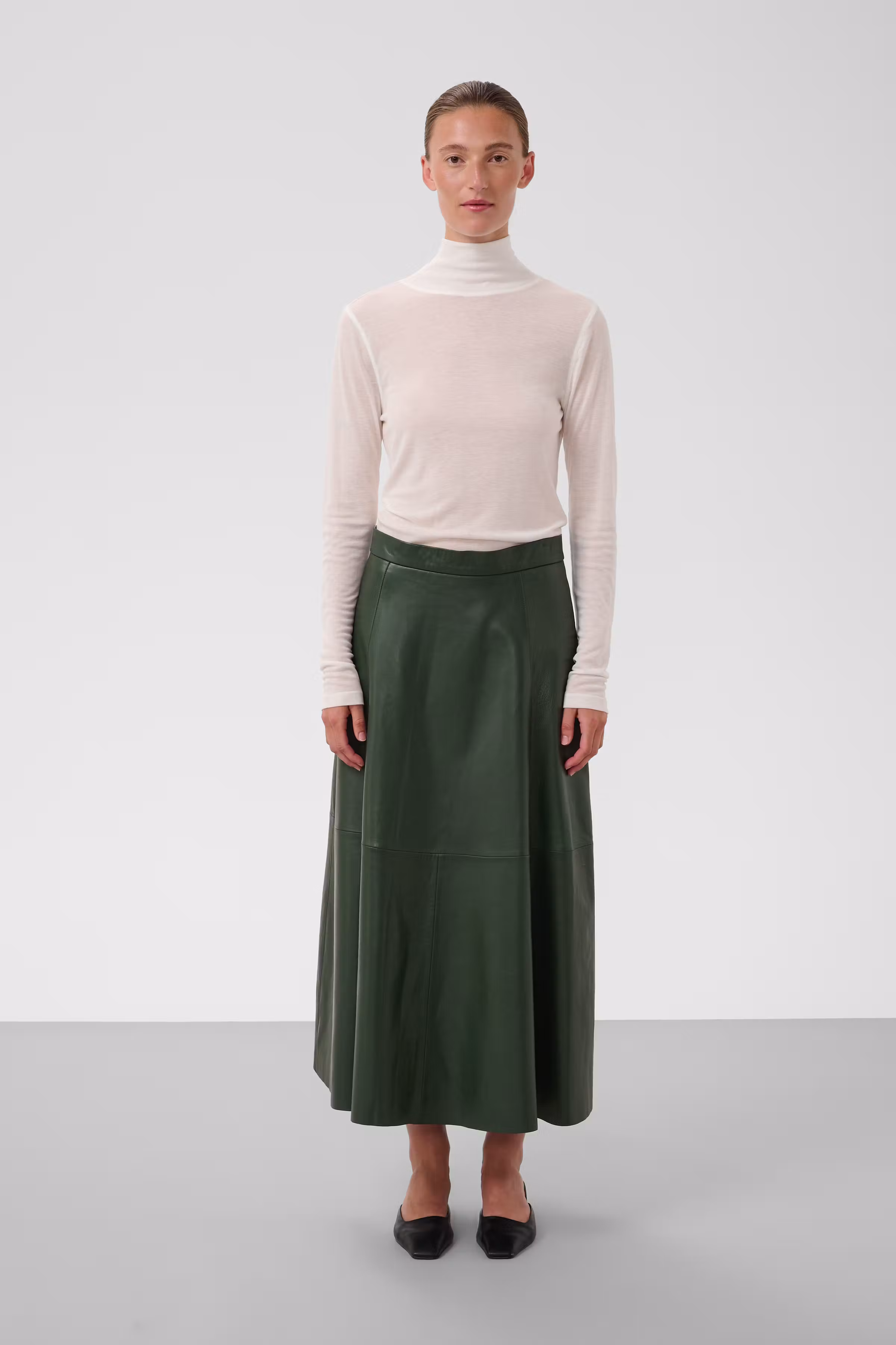 SLKaiko Lædernederdel LOOKBOOK FRONT 30409470-190509