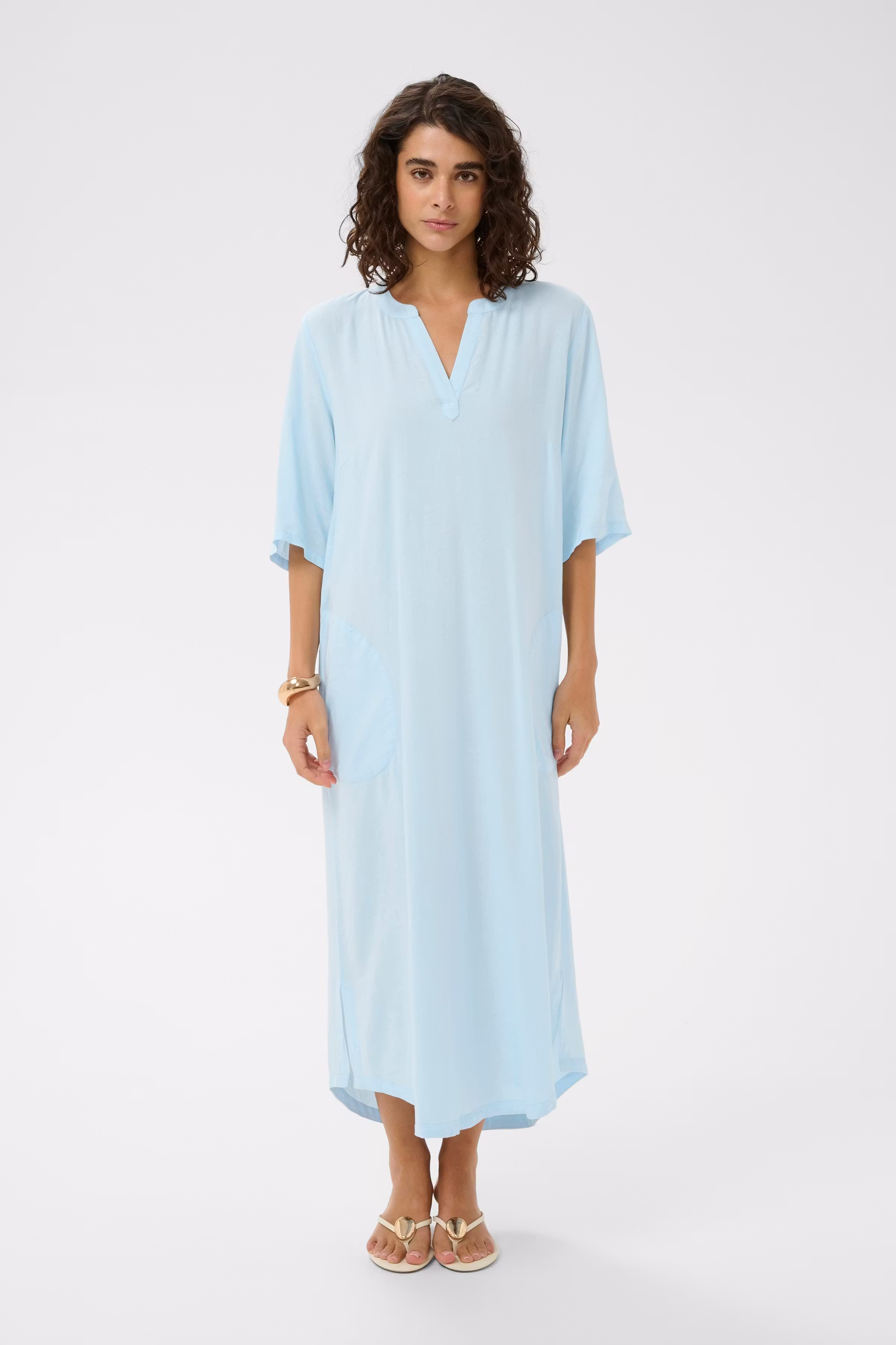 KAmilia Linen dress LOOKBOOK FRONT 10508312-144005