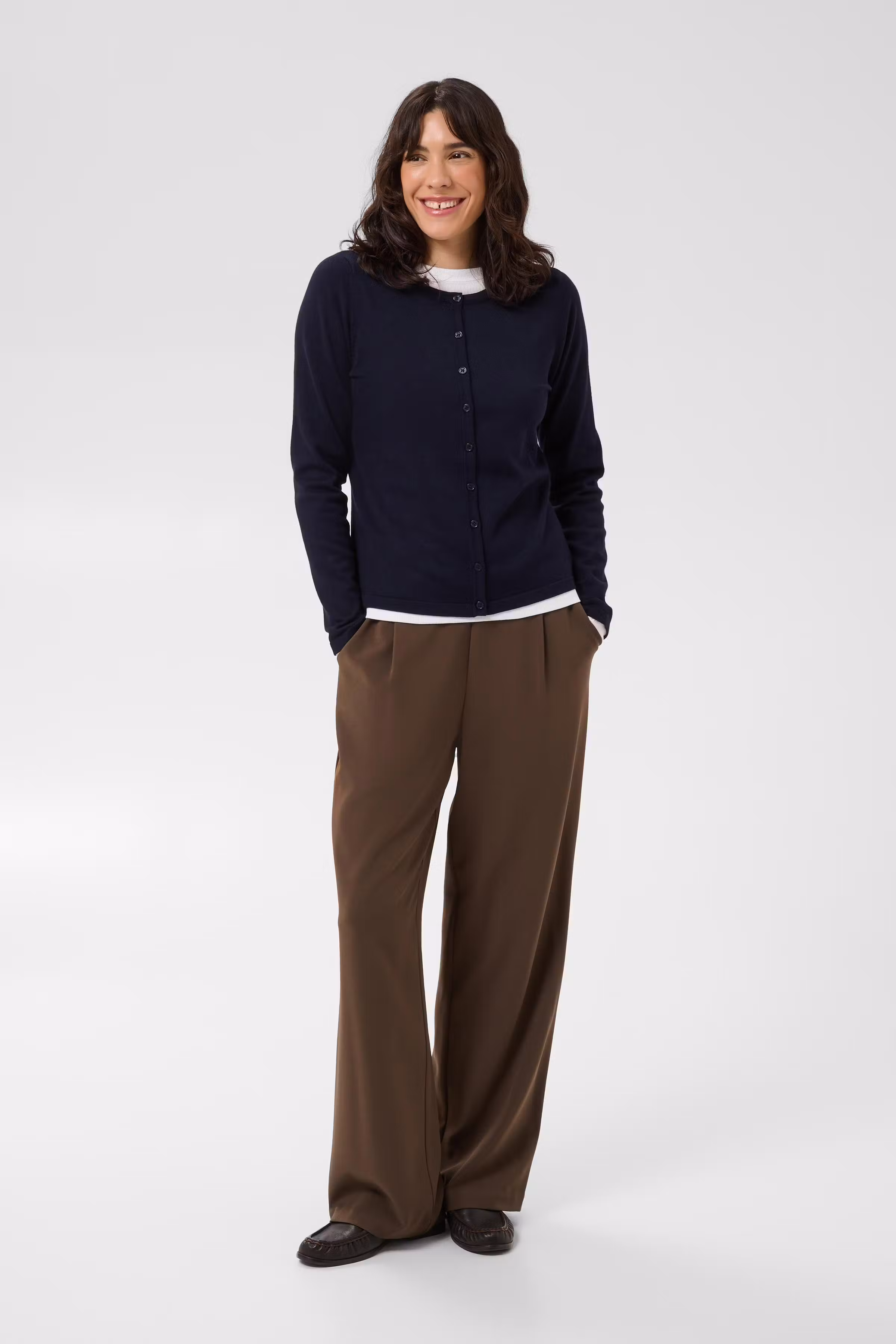 MilaSZ R-Neck Cardigan LOOKBOOK FRONT 30500005-193924