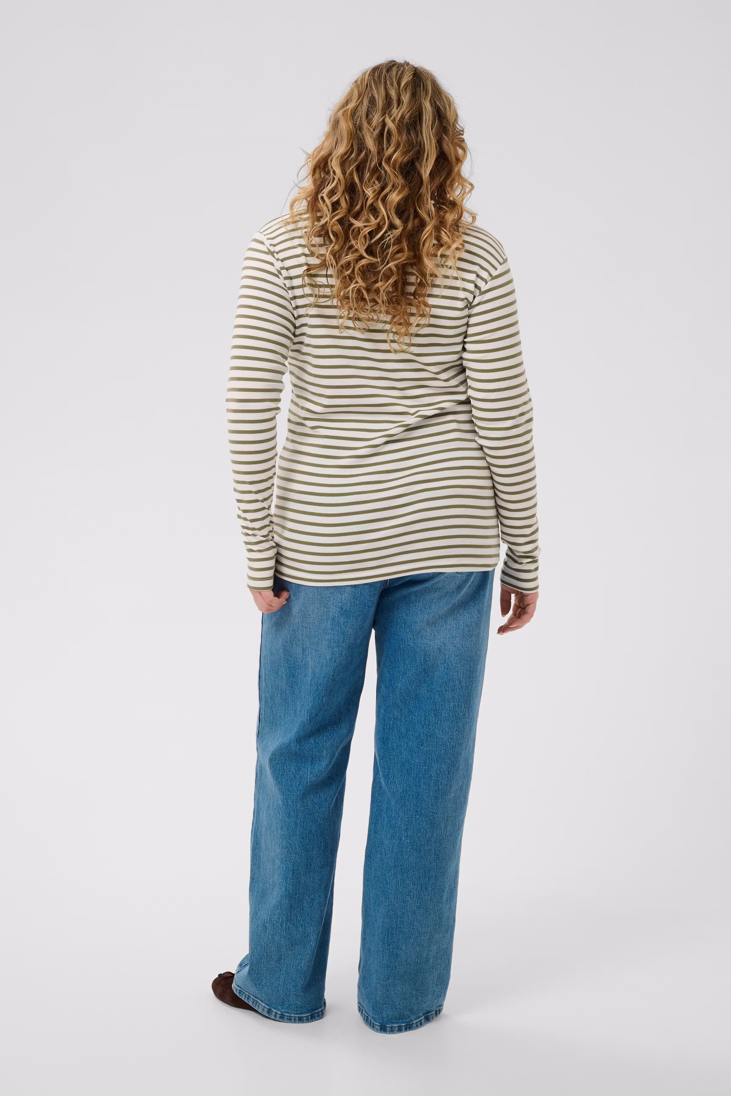 KClia Stribet Langærmet T-shirt LOOKBOOK BACK 10580179-110094