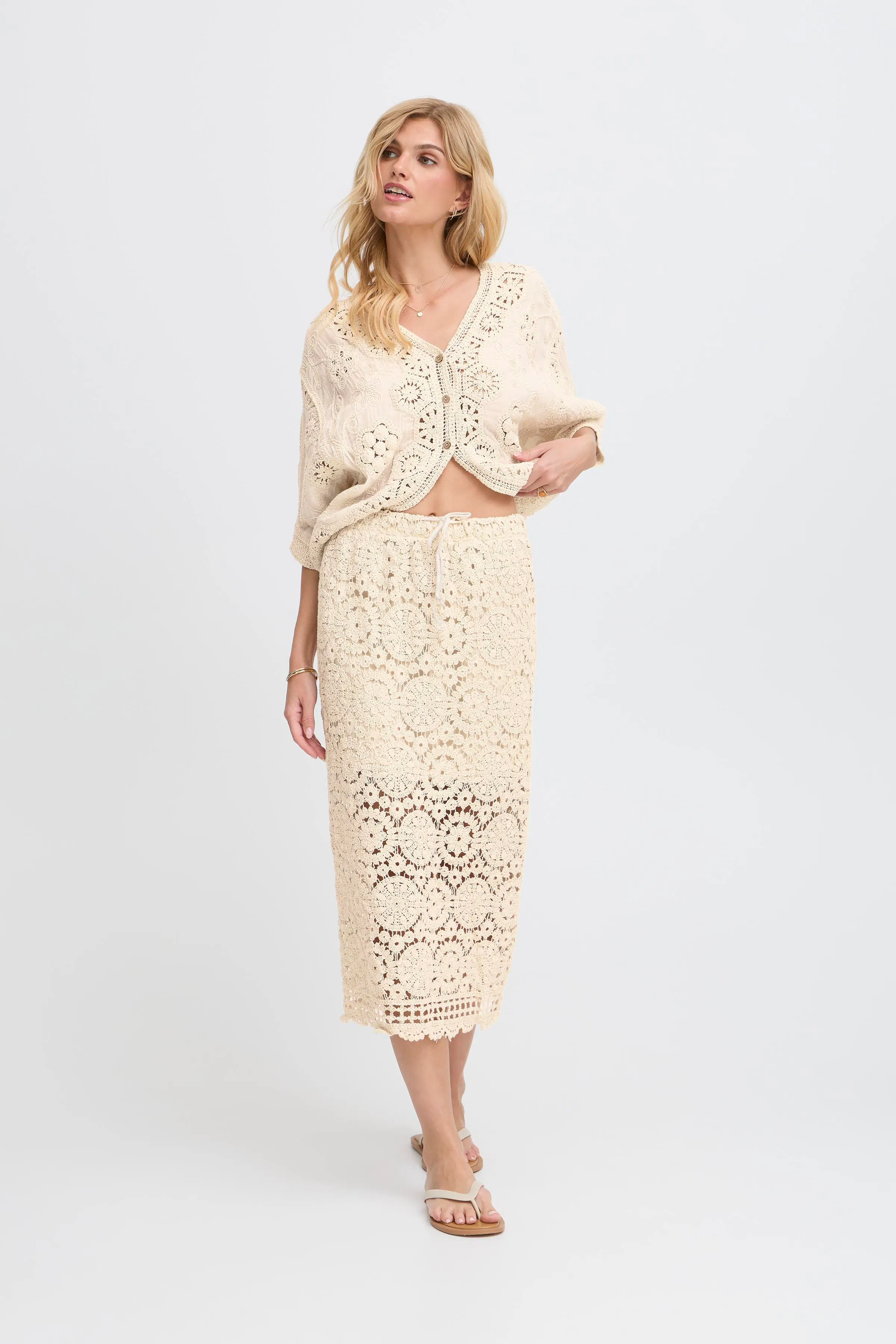 SBFLORA Skjørt LOOKBOOK FRONT 22101013-130907
