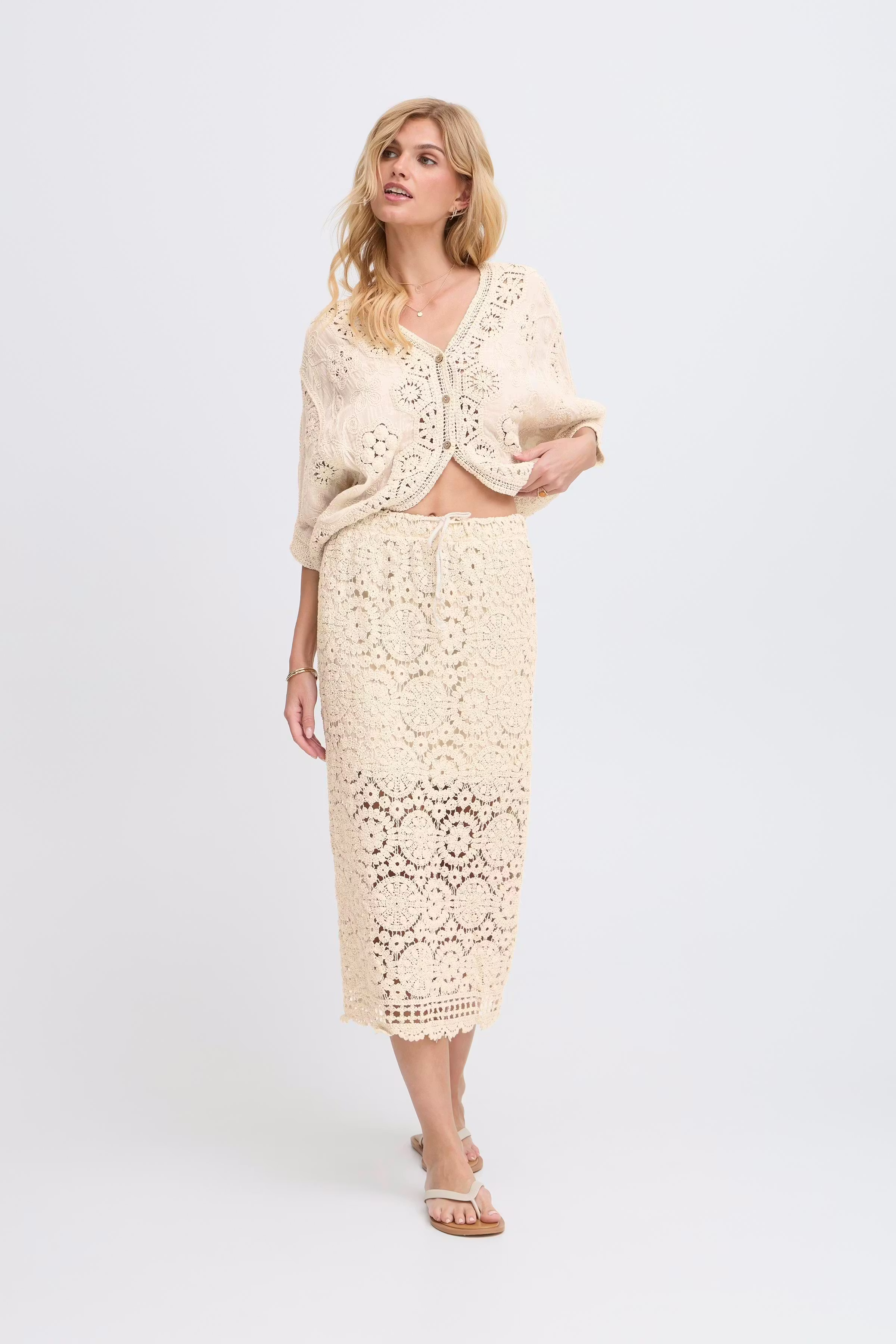 SBFLORA Skjørt LOOKBOOK FRONT 22101013-130907