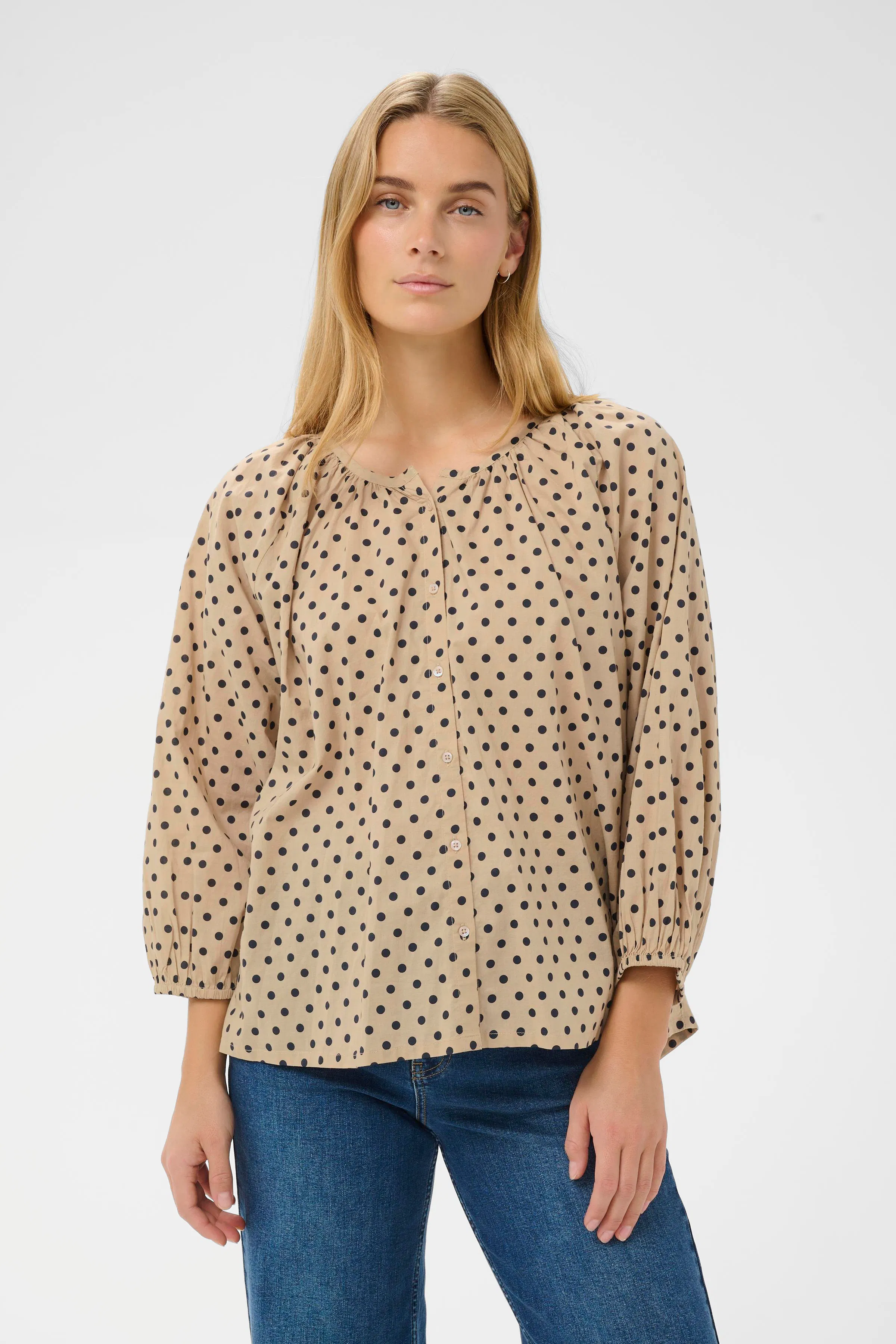 トップス emary / Piercing flaccid blouse The Breeze Yoke Top by MOTHER | Andrews