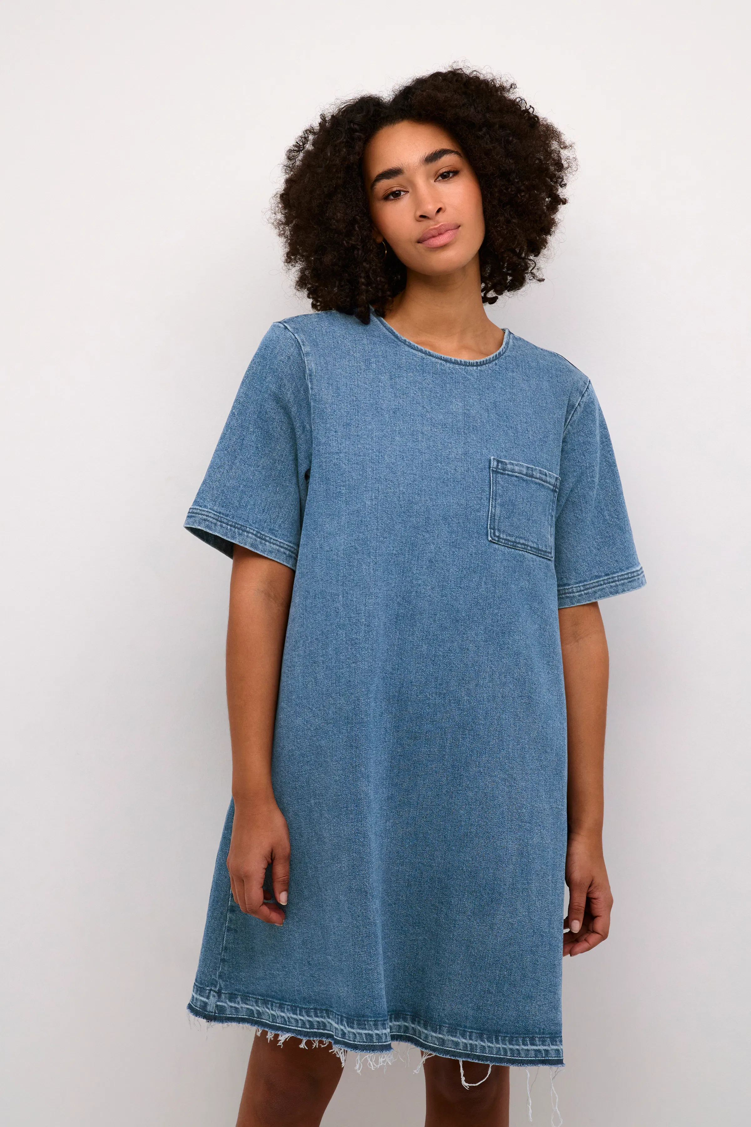 KAnicola Denim Kjole LOOKBOOK FRONT 10552323-103168