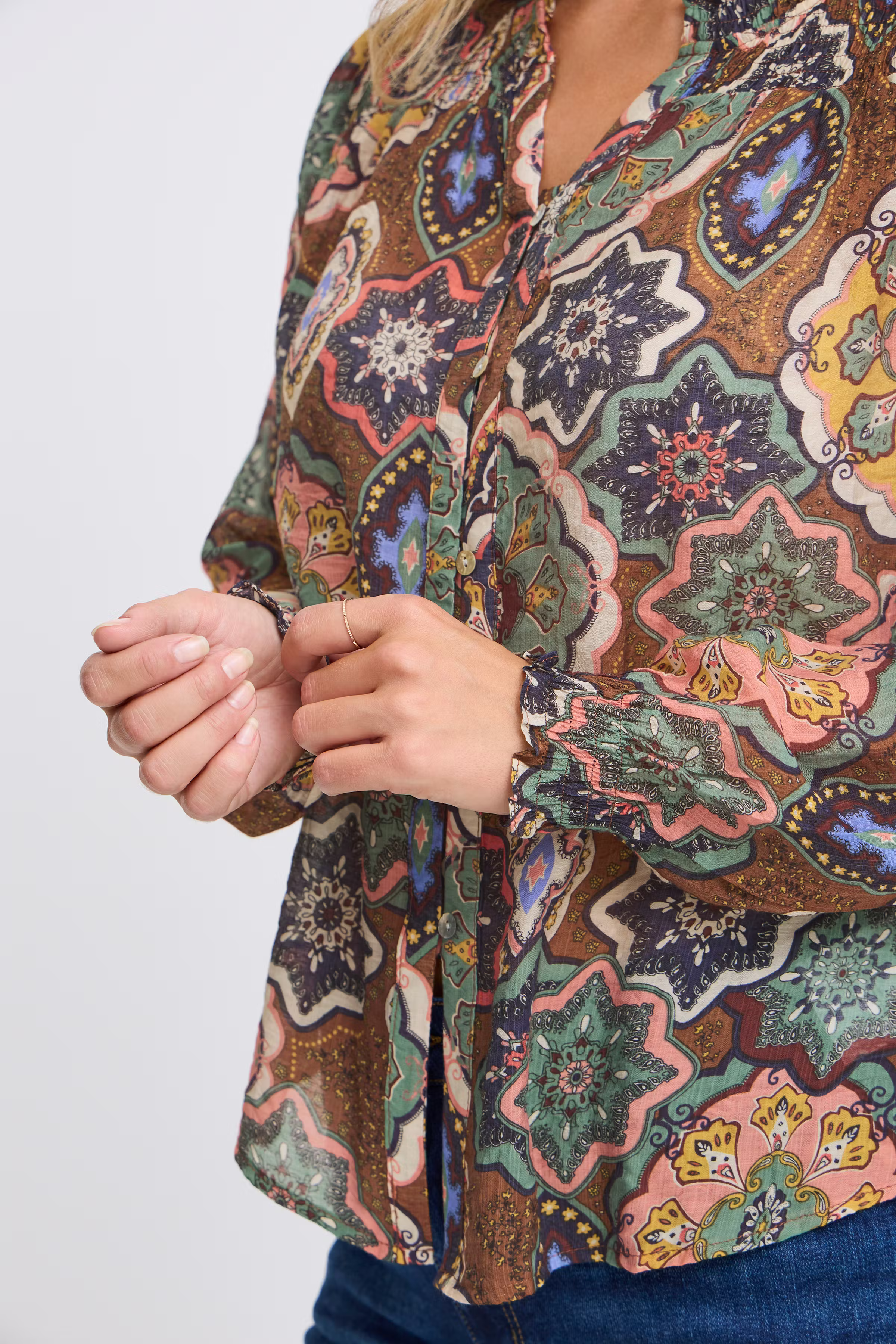 Langermet skjorte LOOKBOOK DETAIL 50208987-200449