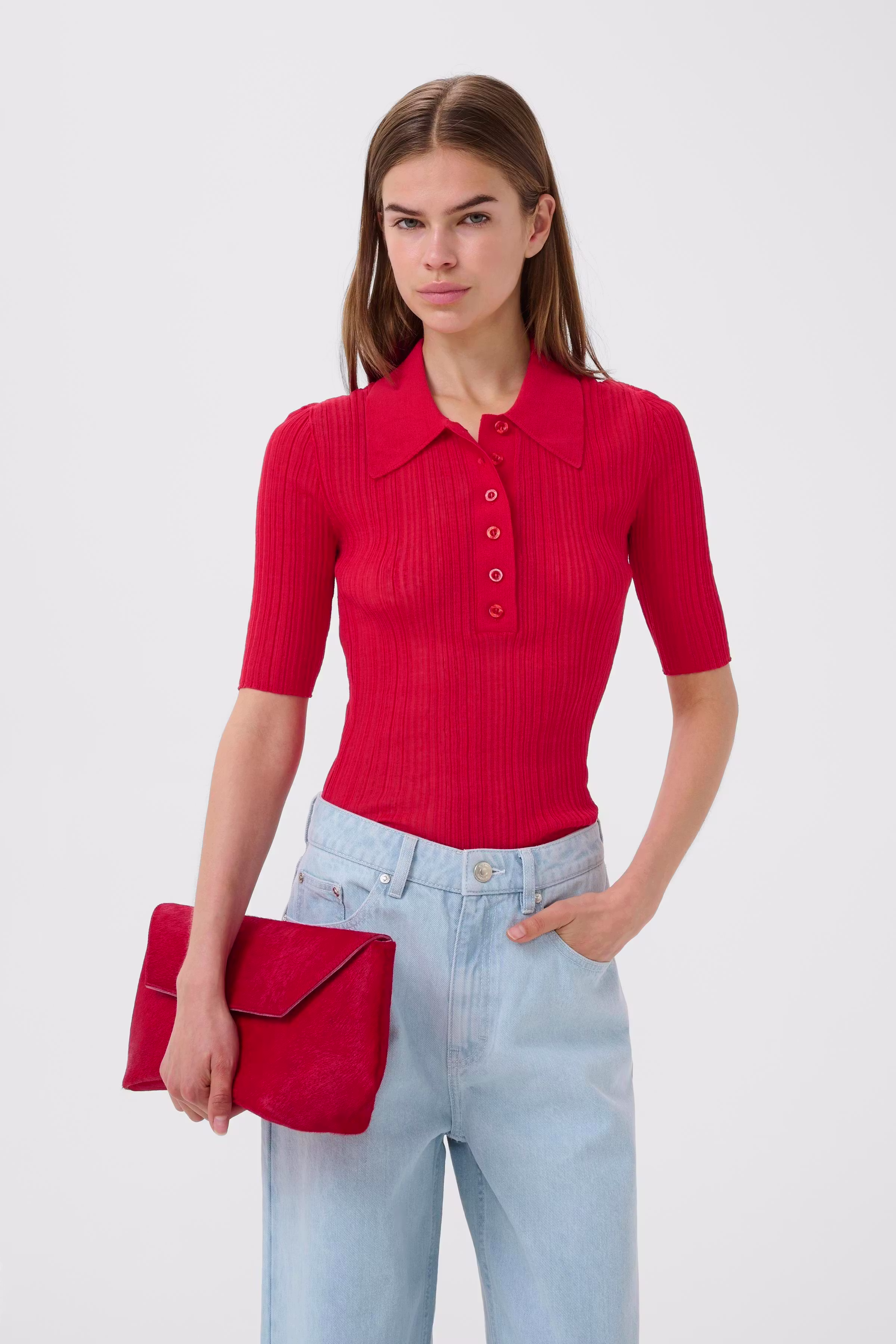 GZclene Poloshirt LOOKBOOK FRONT 10911077-181660