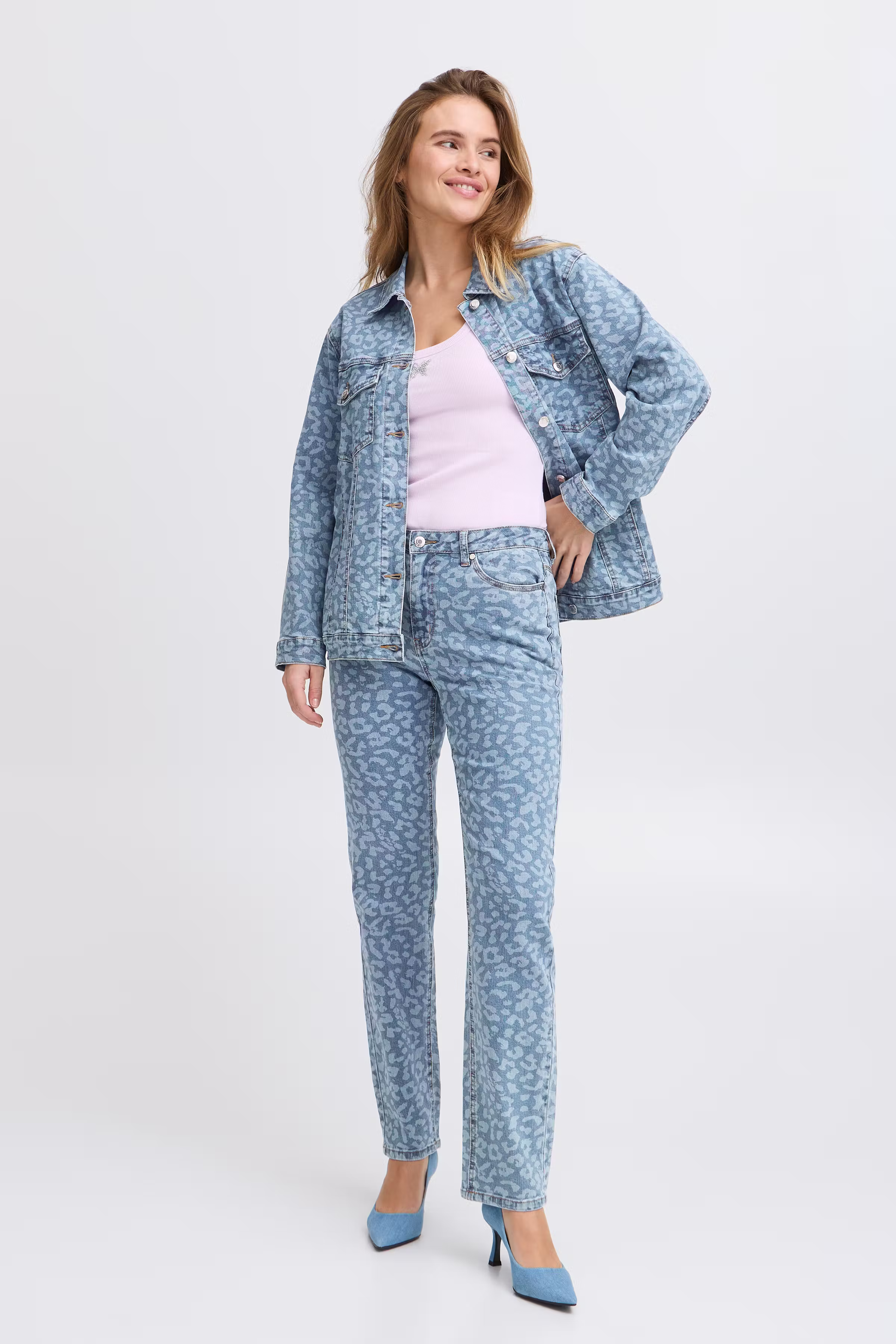 PXJANNAH Denimjakke LOOKBOOK FRONT 50208791-205294