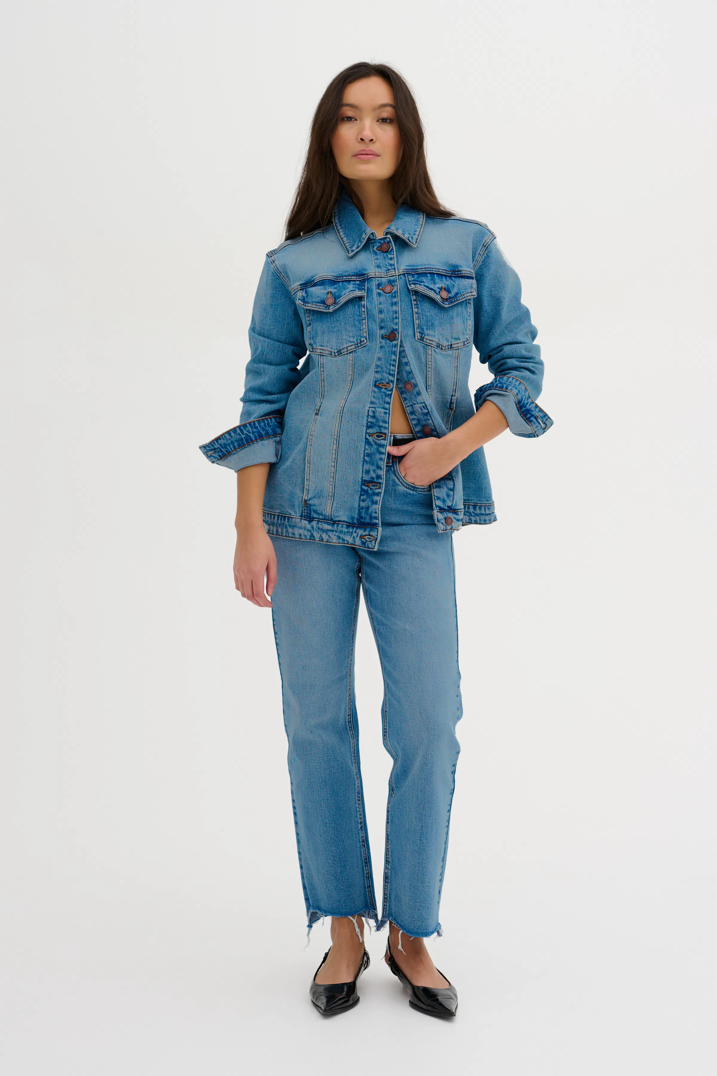 DangoMW Denim Jacke LOOKBOOK FRONT 10704171-100054