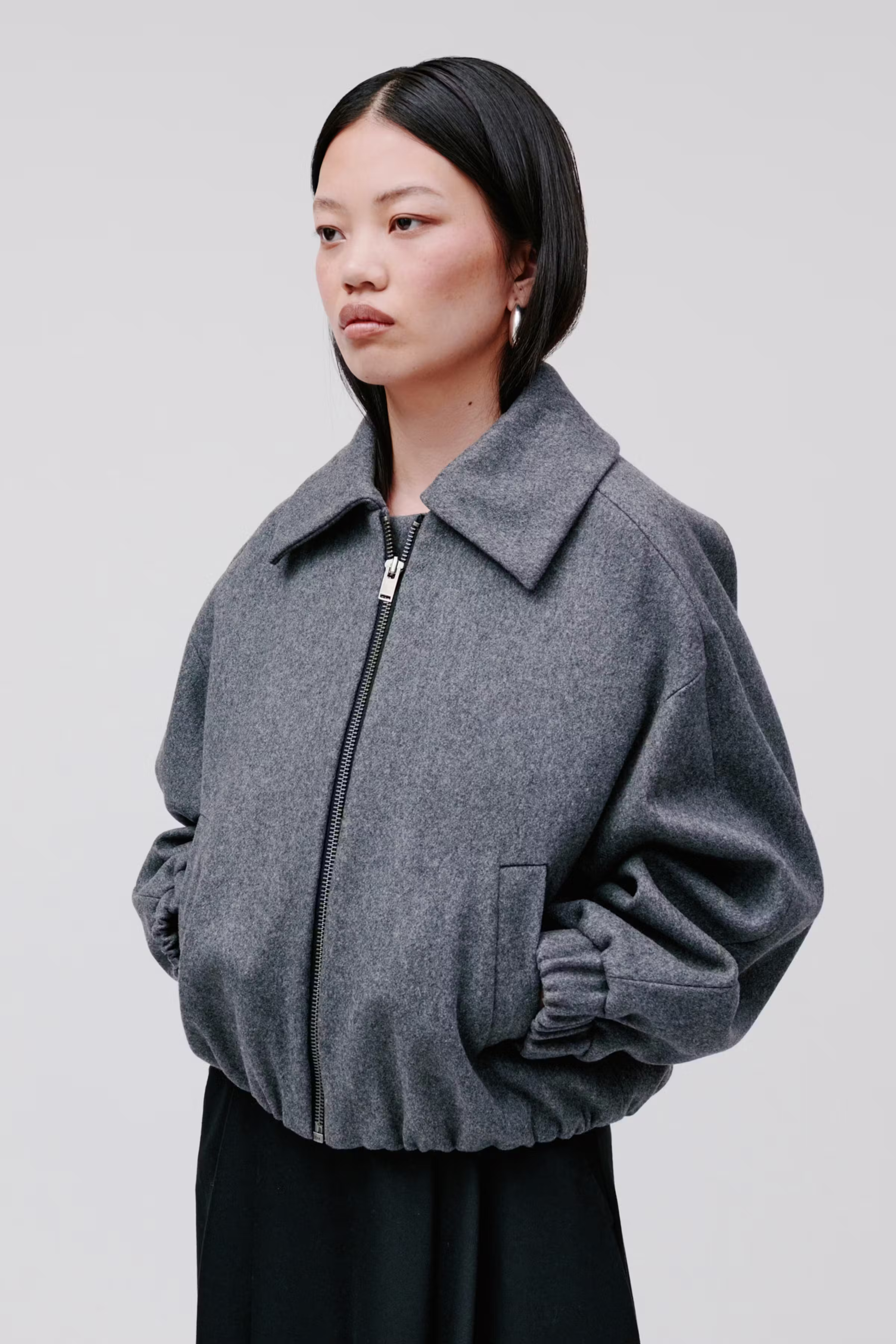 IOJADYN Coat LOOKBOOK FRONT 30600699-GY945