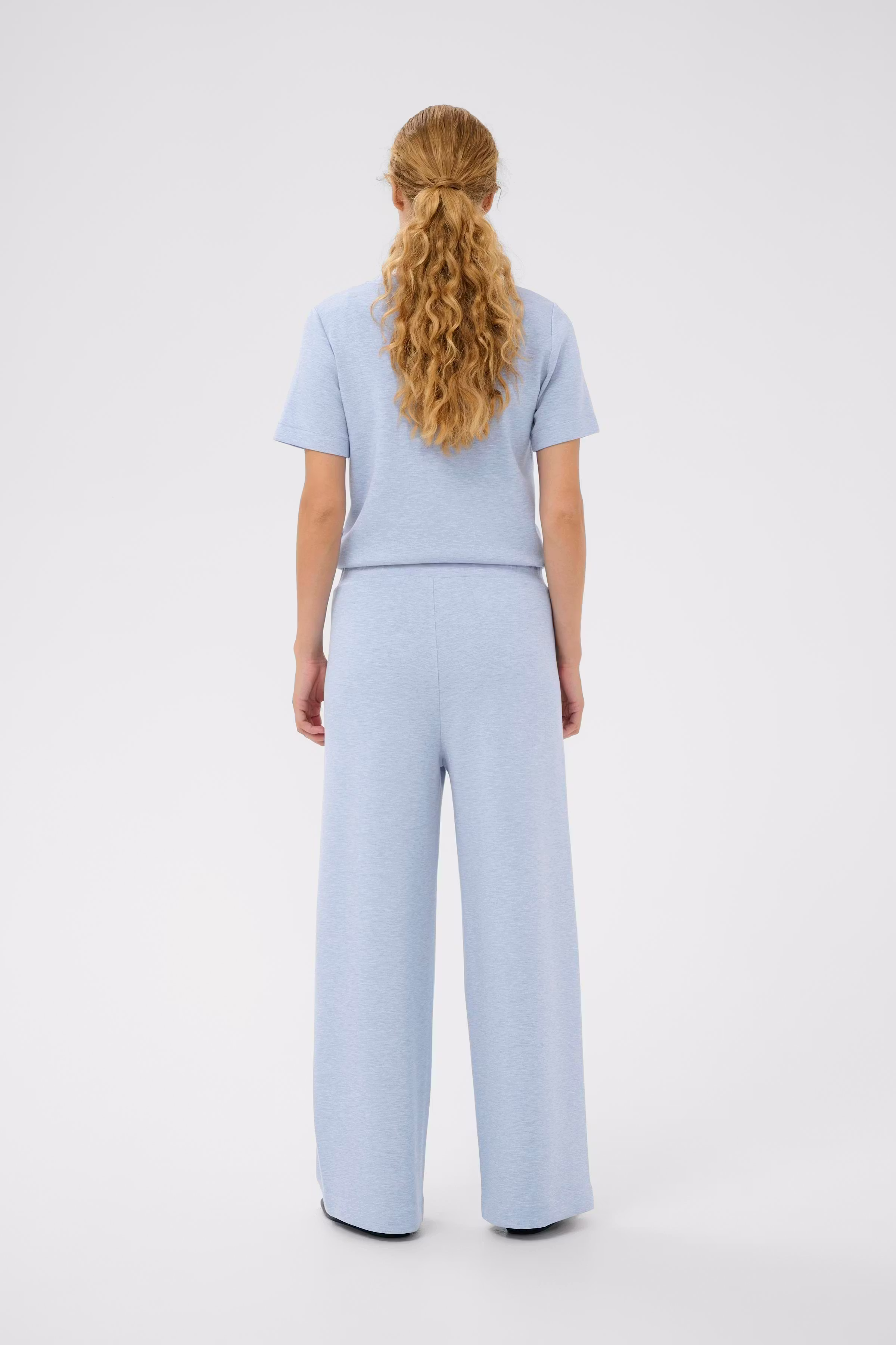 GincetteIW Melange Trousers LOOKBOOK BACK 30110741-1640221