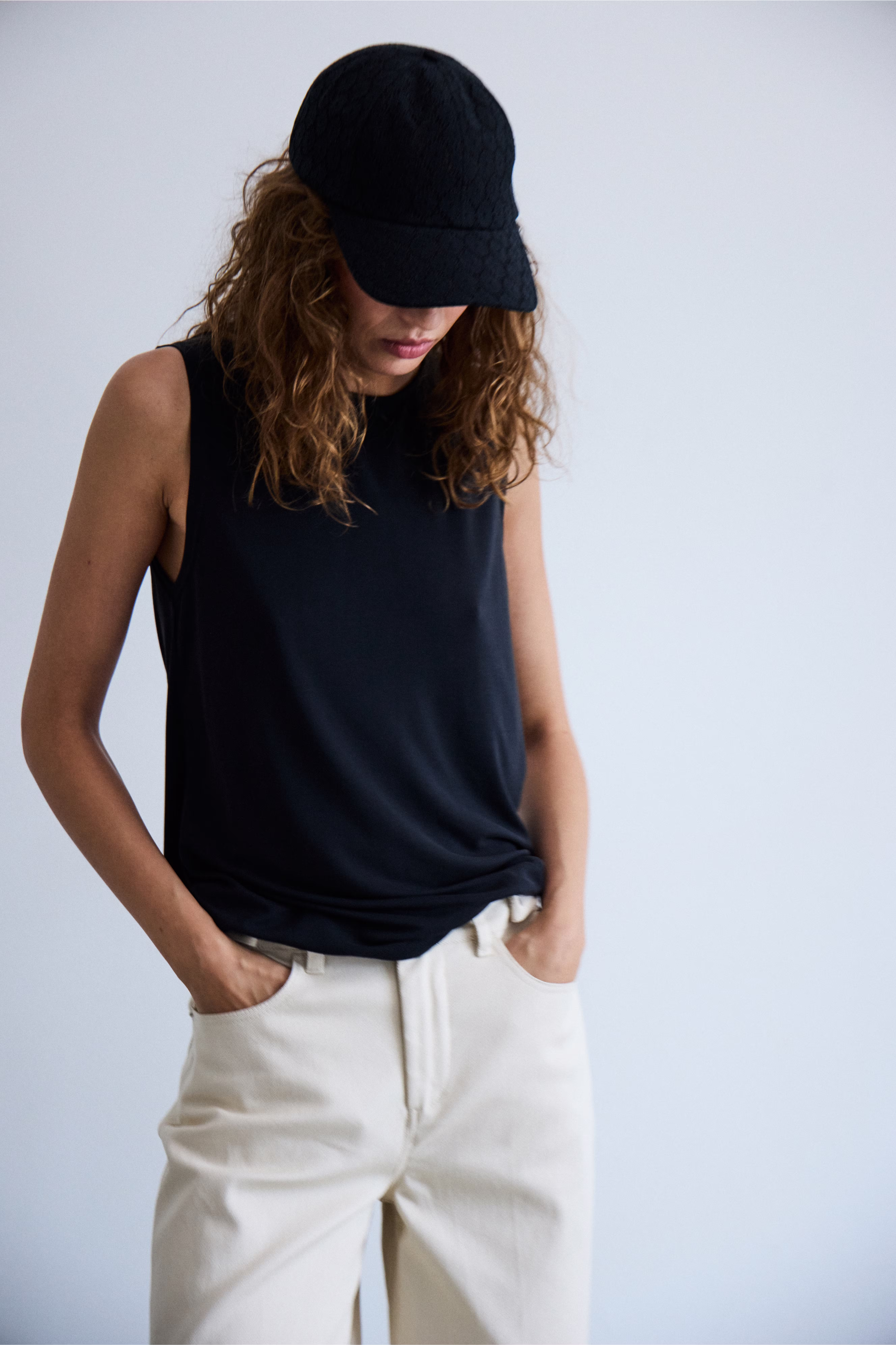 IHOPANNY Ærmeløs bluse LOCATION NONE 20123033-194008