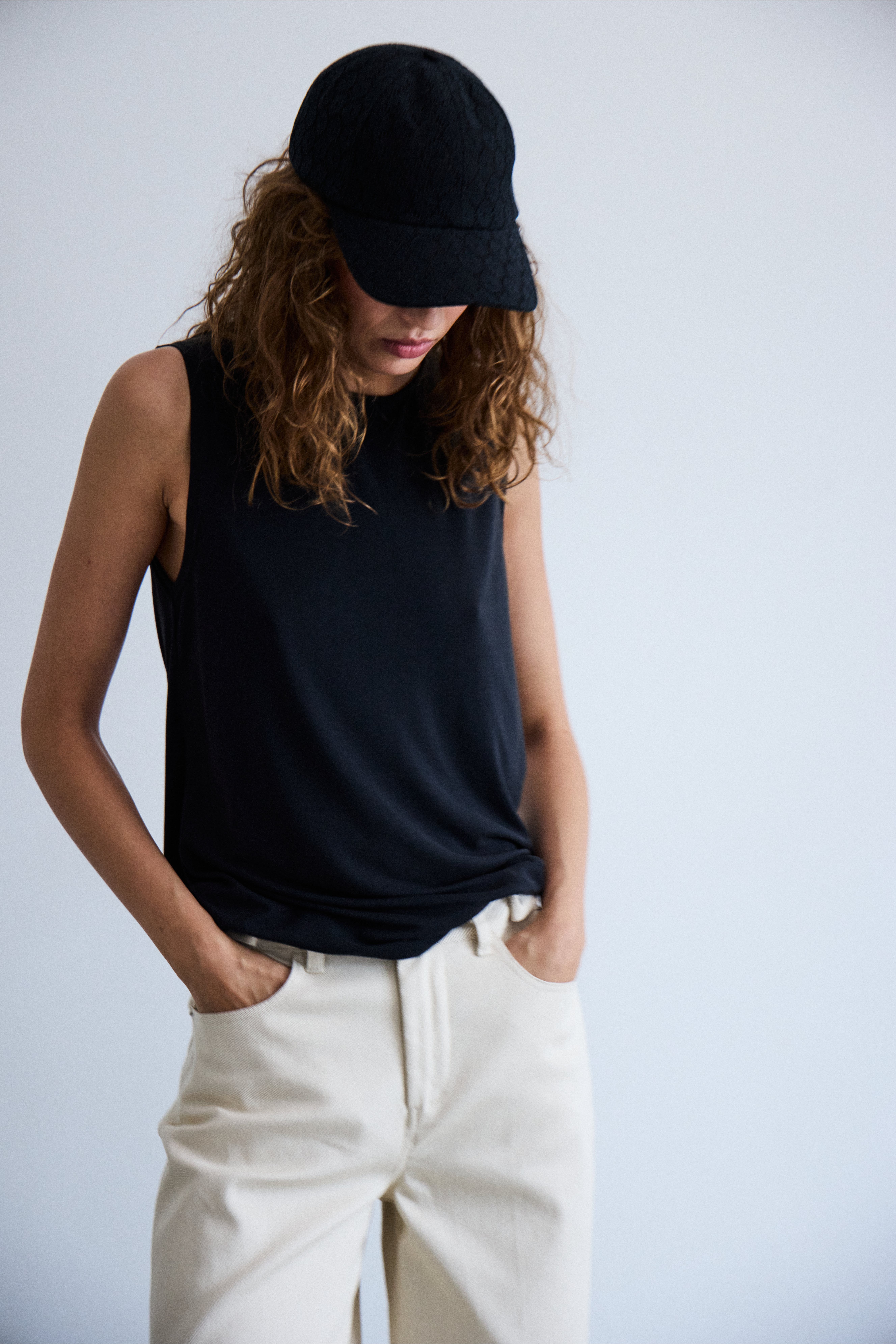 IHOPANNY Ärmellose Bluse LOCATION NONE 20123033-194008