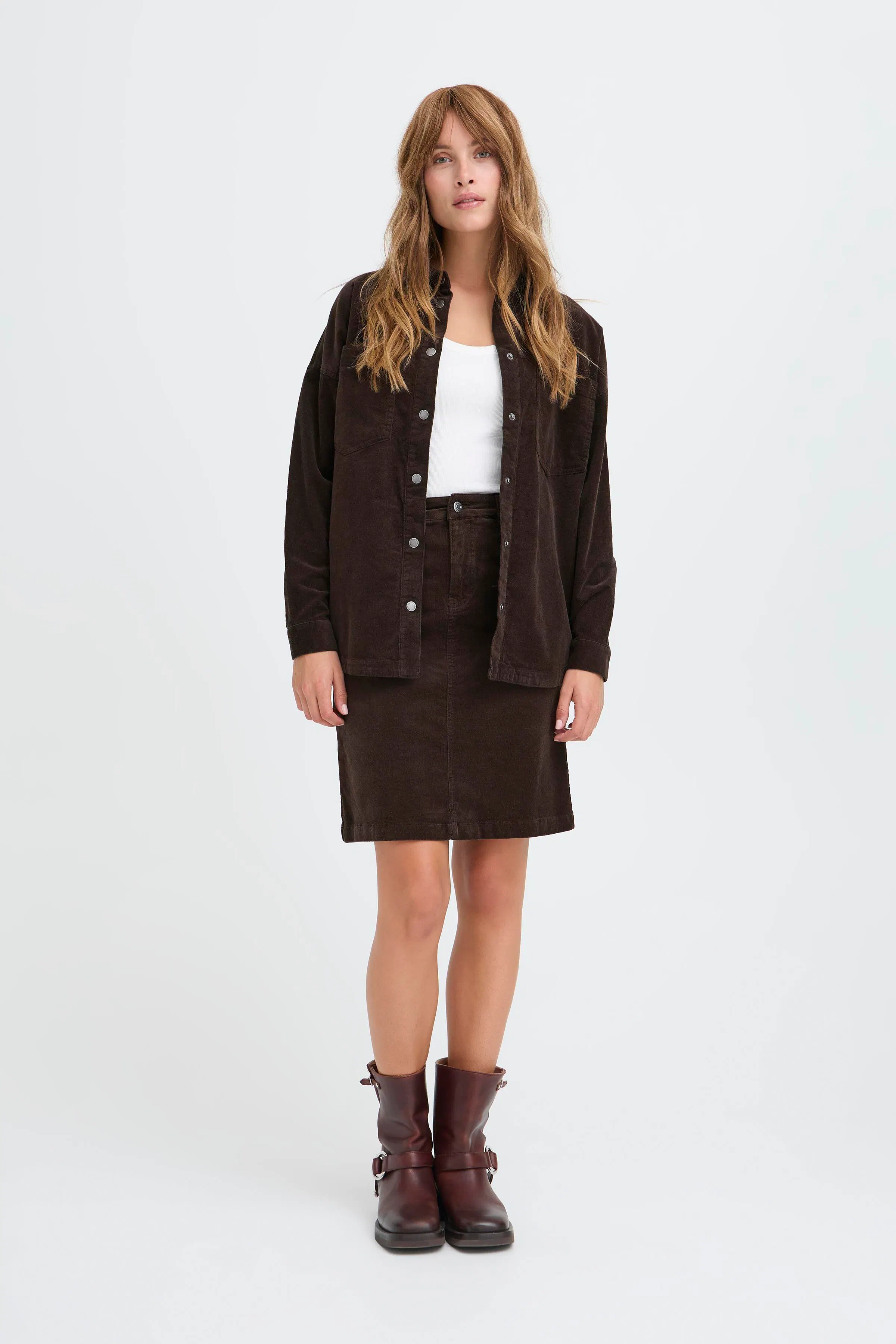 PZSALLY Skjorte LOOKBOOK FRONT 50210074-191103