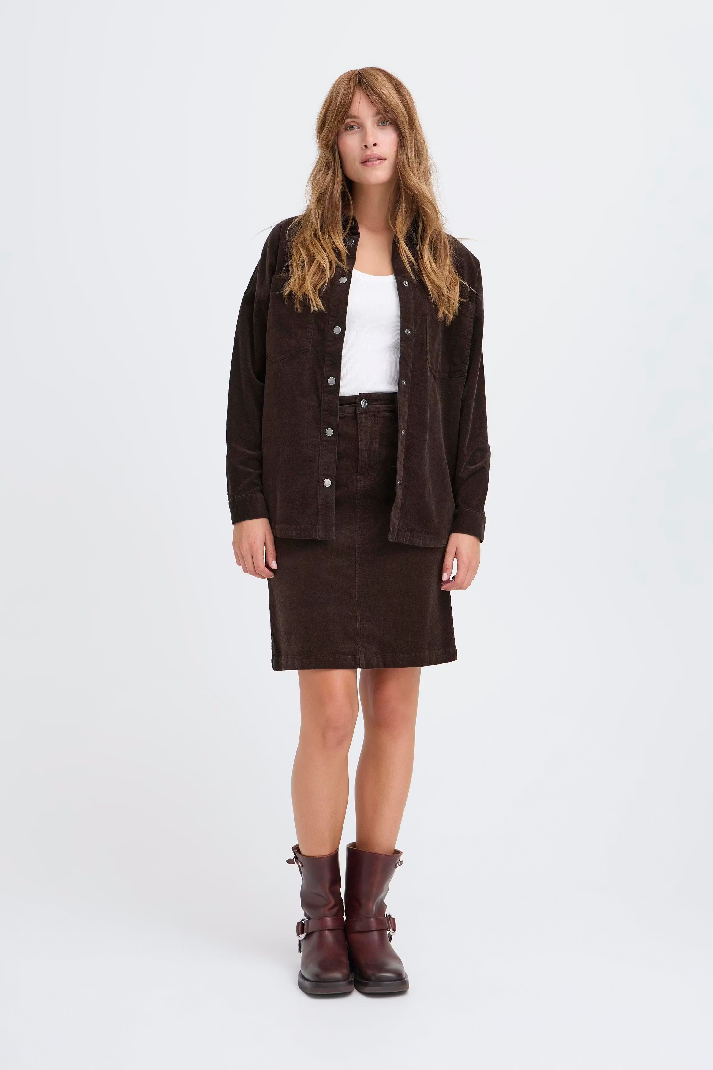 PZSALLY Skjorte LOOKBOOK FRONT 50210074-191103