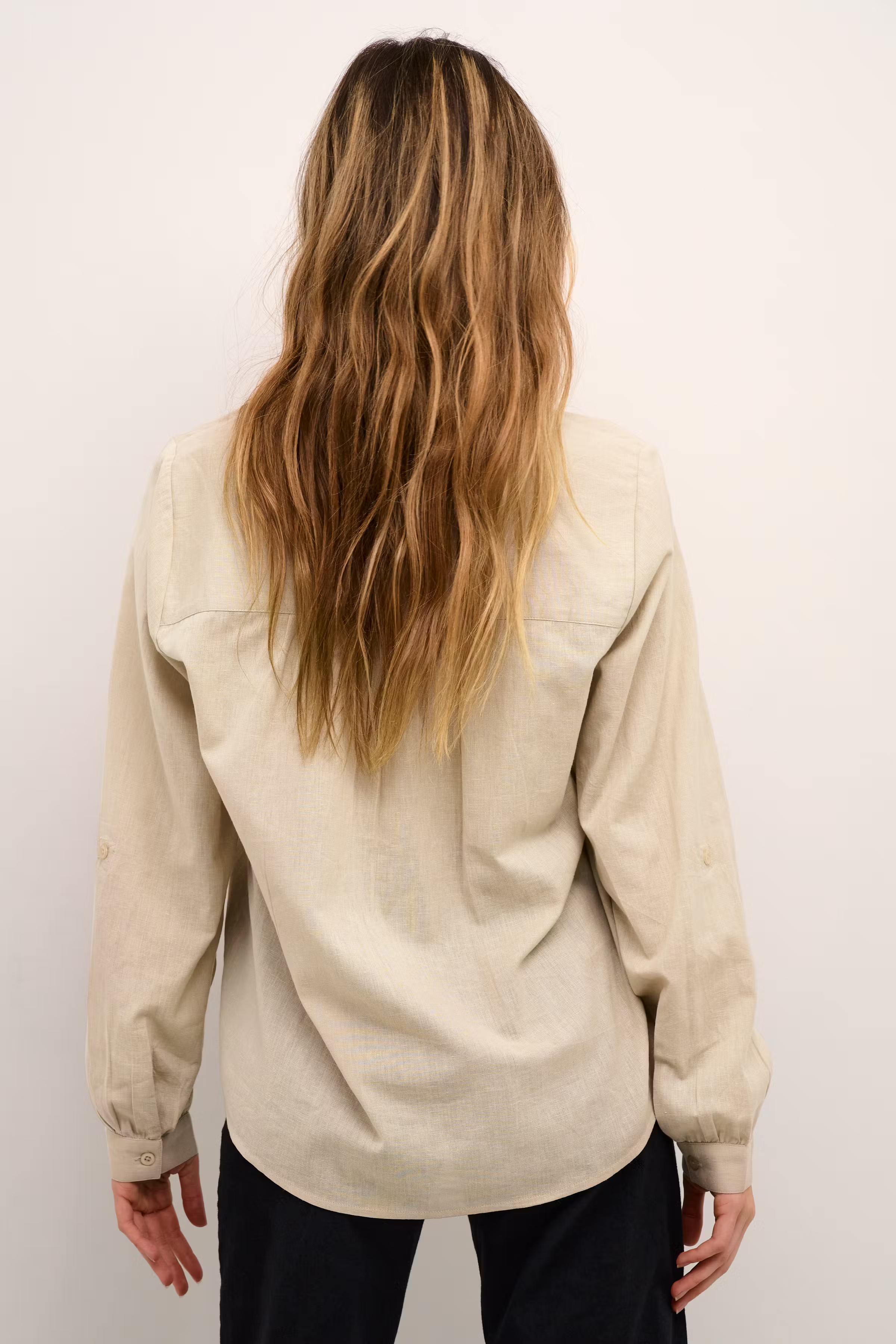 KAmajse Linne blouse LOOKBOOK BACK 10507392-151305