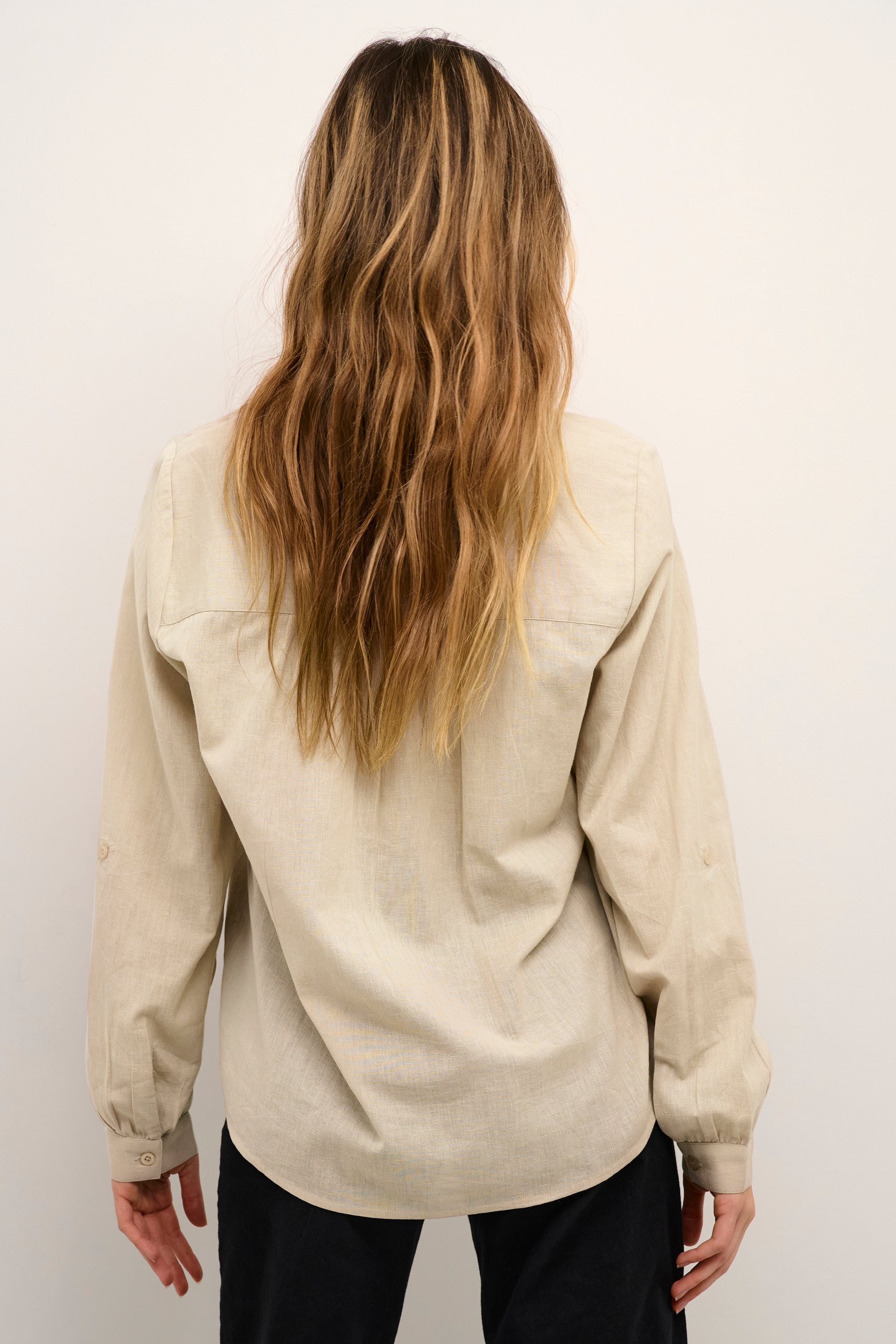 KAmajse Linne blouse LOOKBOOK BACK 10507392-151305