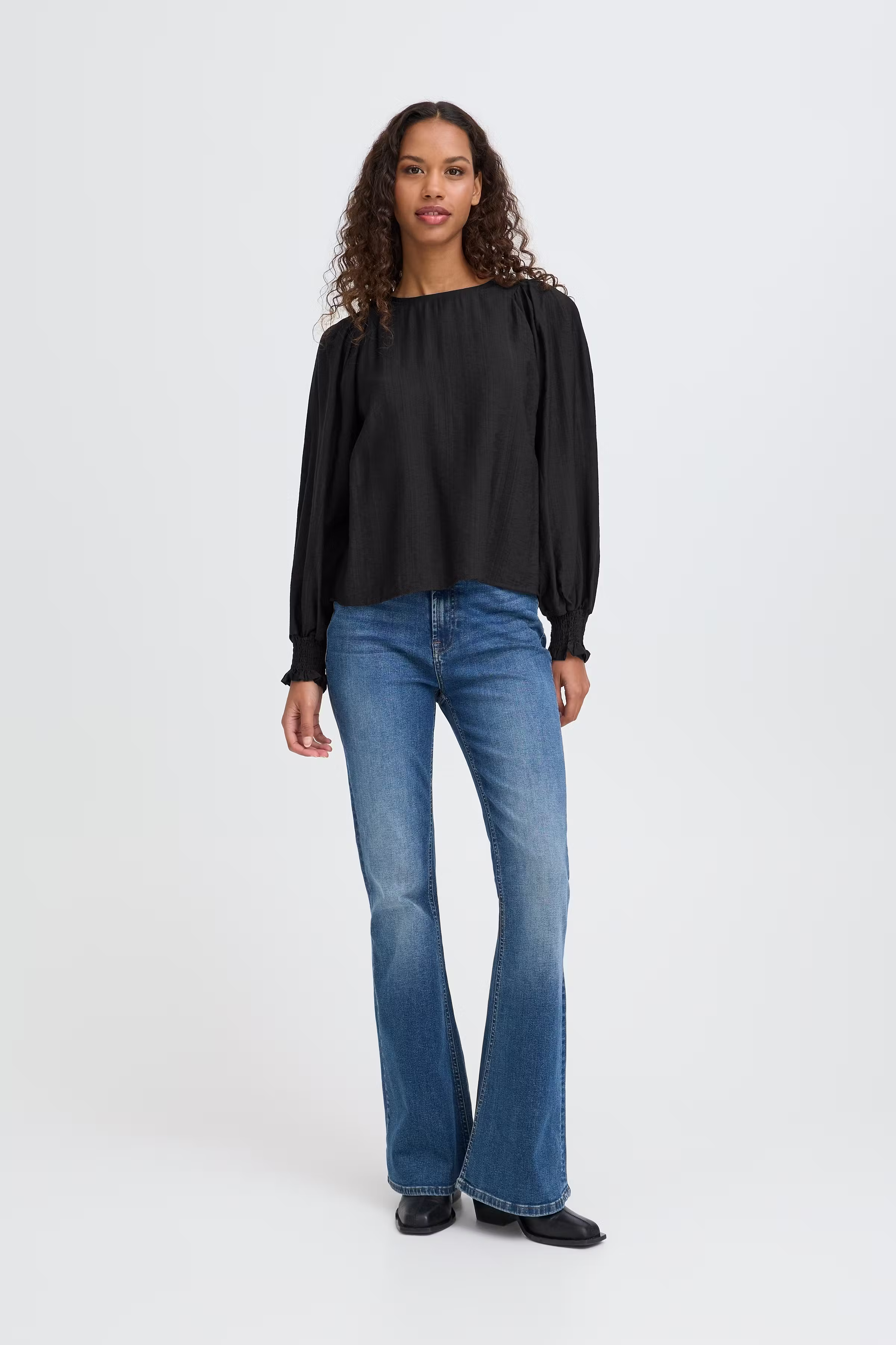 IHWILMA Bluse LOOKBOOK FRONT 20123703-194008