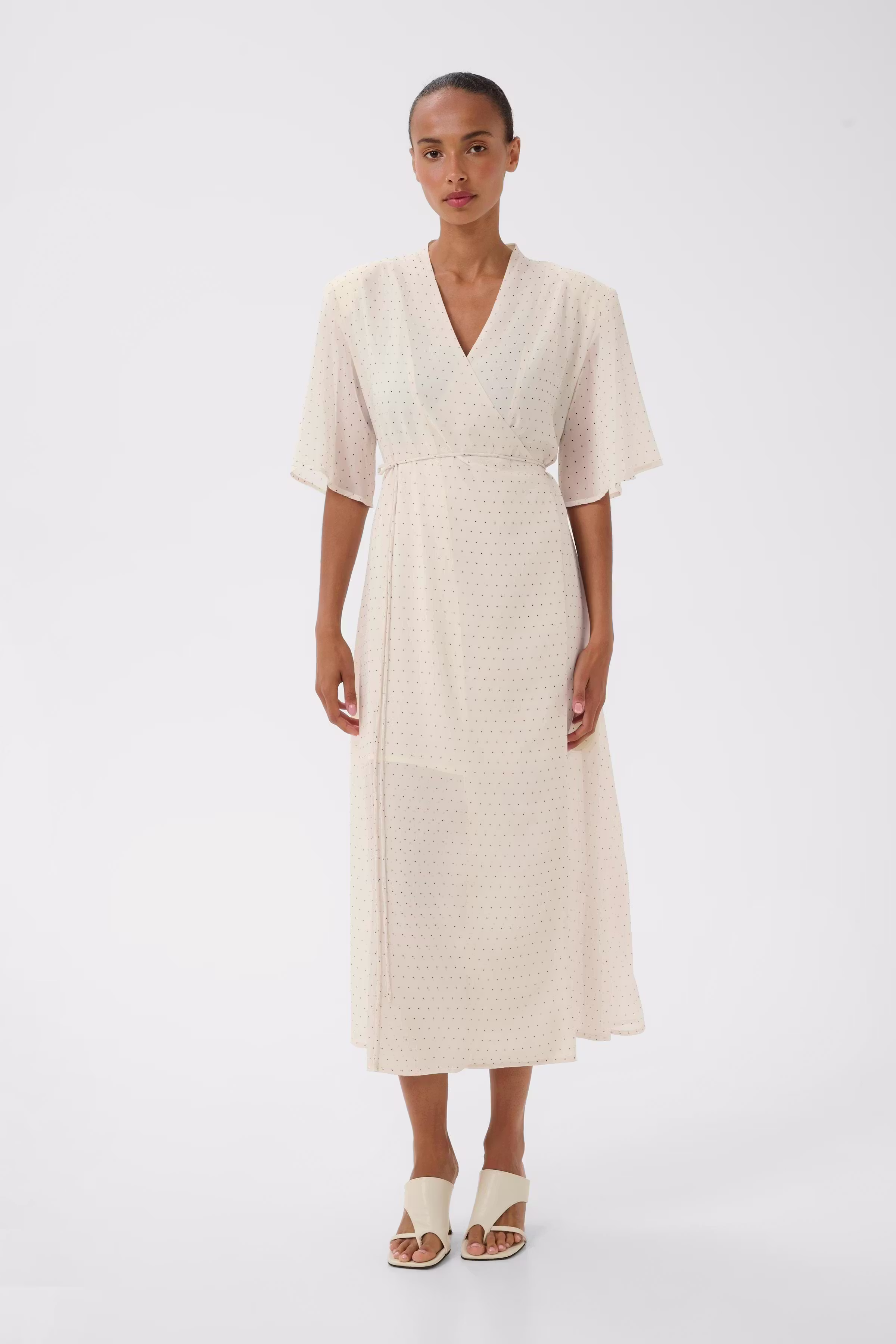 knee length dresses for ladies THE 'SISAL' MESH DRESS – MISHA main image 1