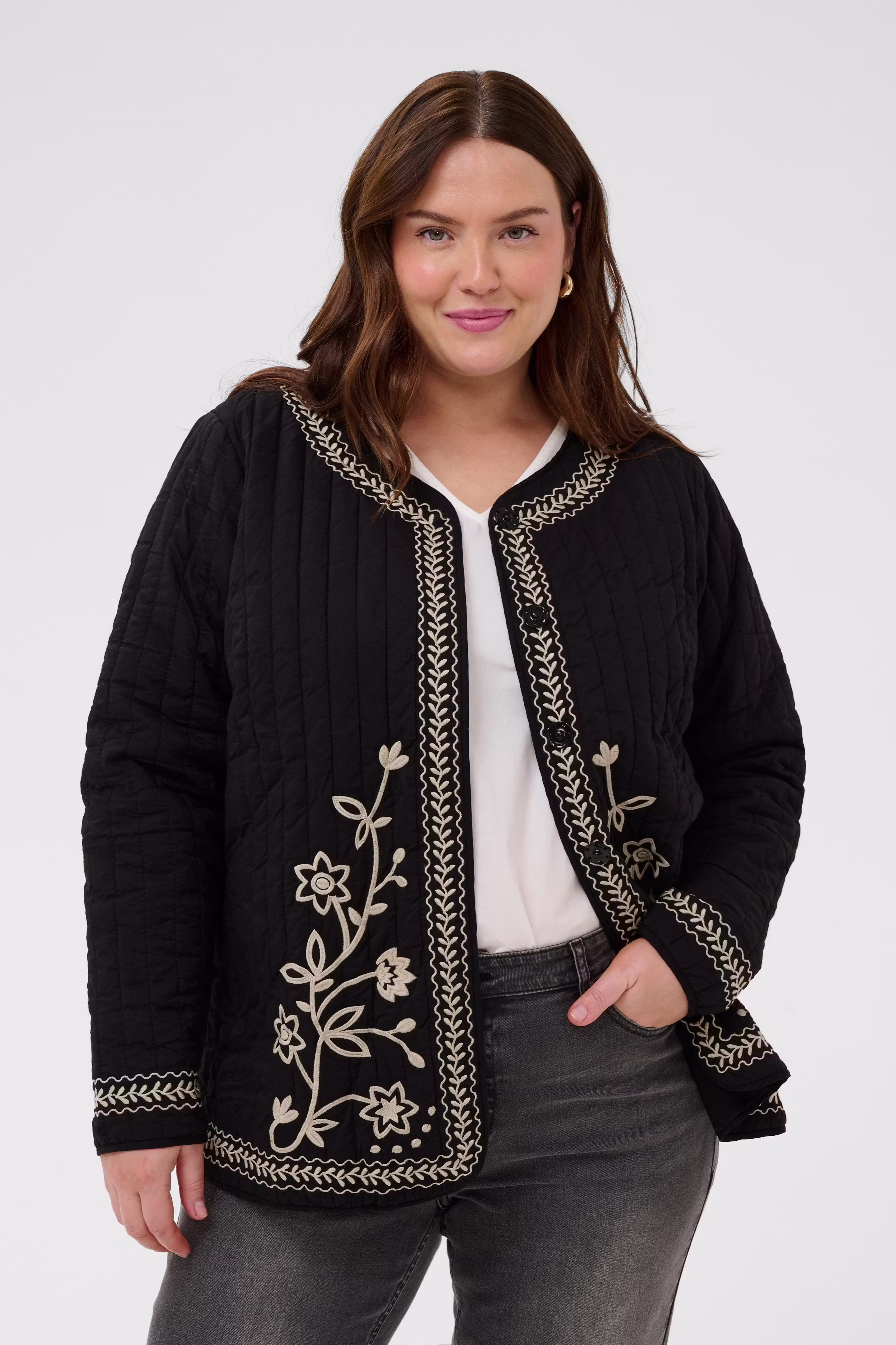 KCfine Casual Jacke LOOKBOOK FRONT 10584245-100121