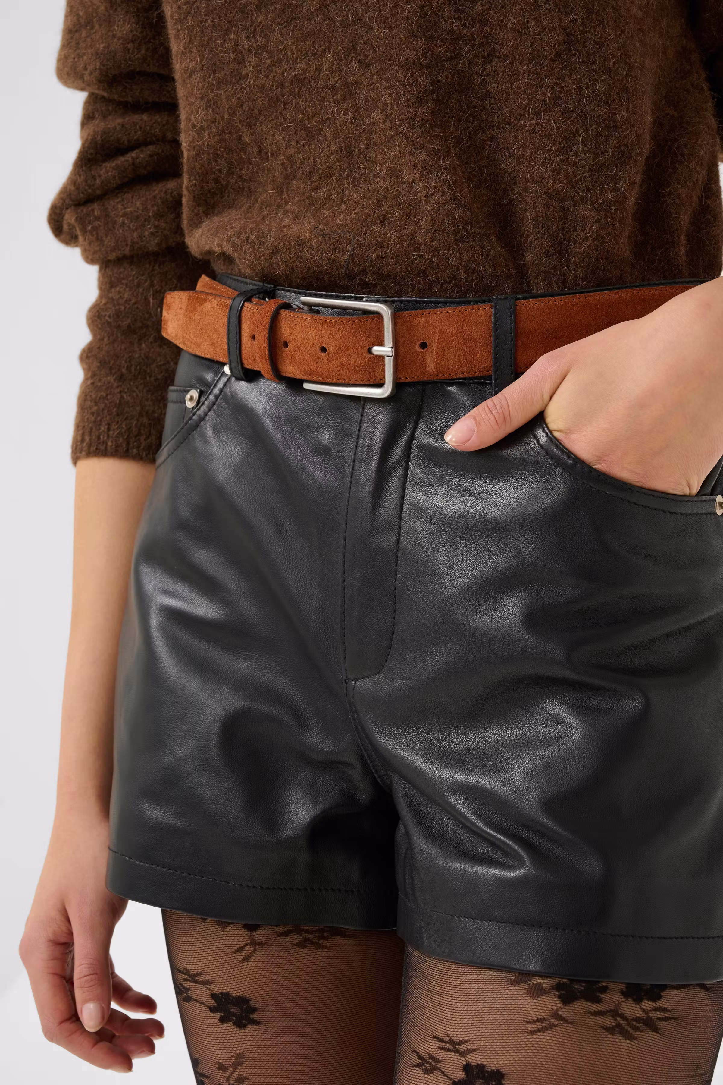 GZmarlie Leren short LOOKBOOK DETAIL 10910554-100017