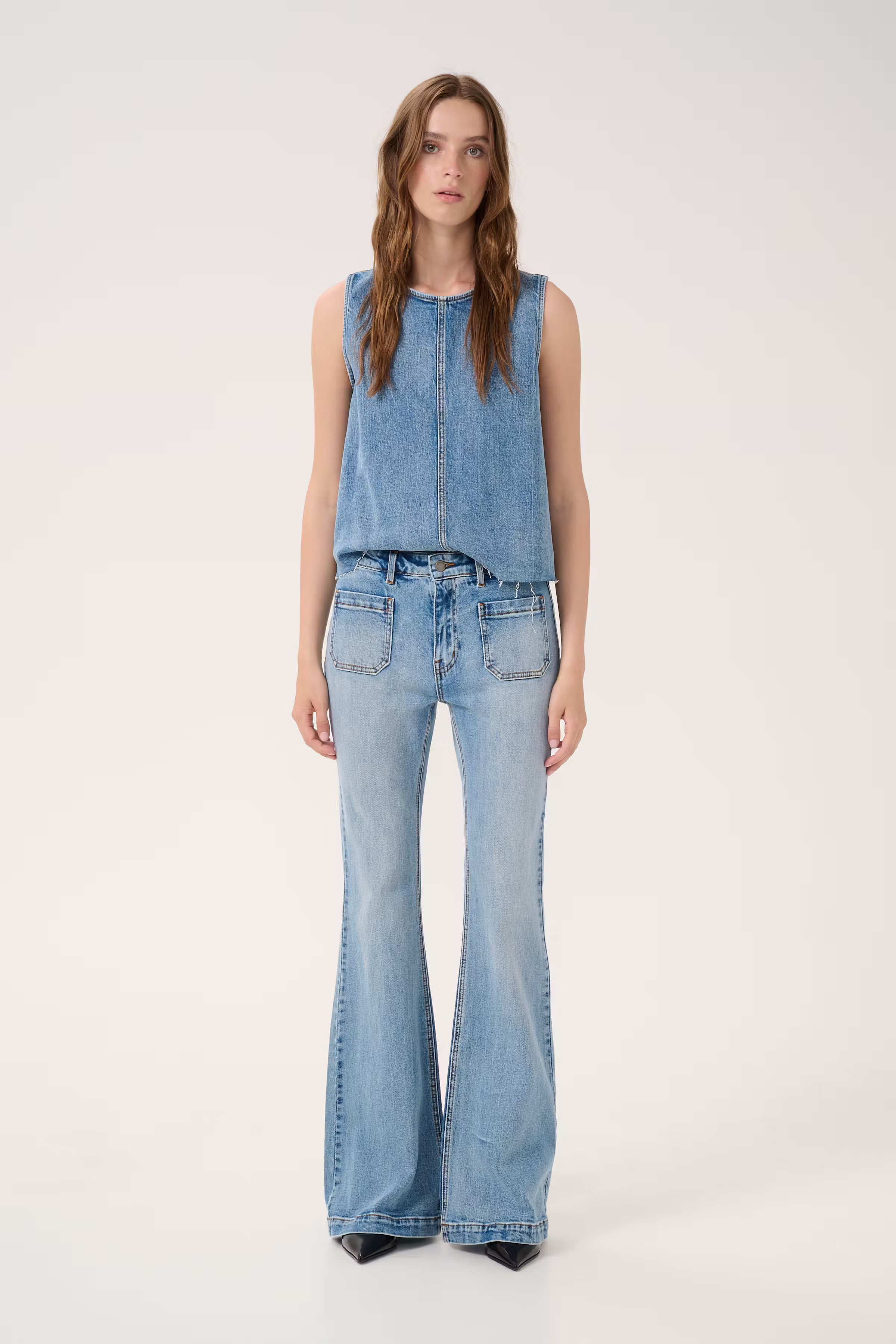 DangoMW Bootcut jeans LOOKBOOK FRONT 10705059-100046
