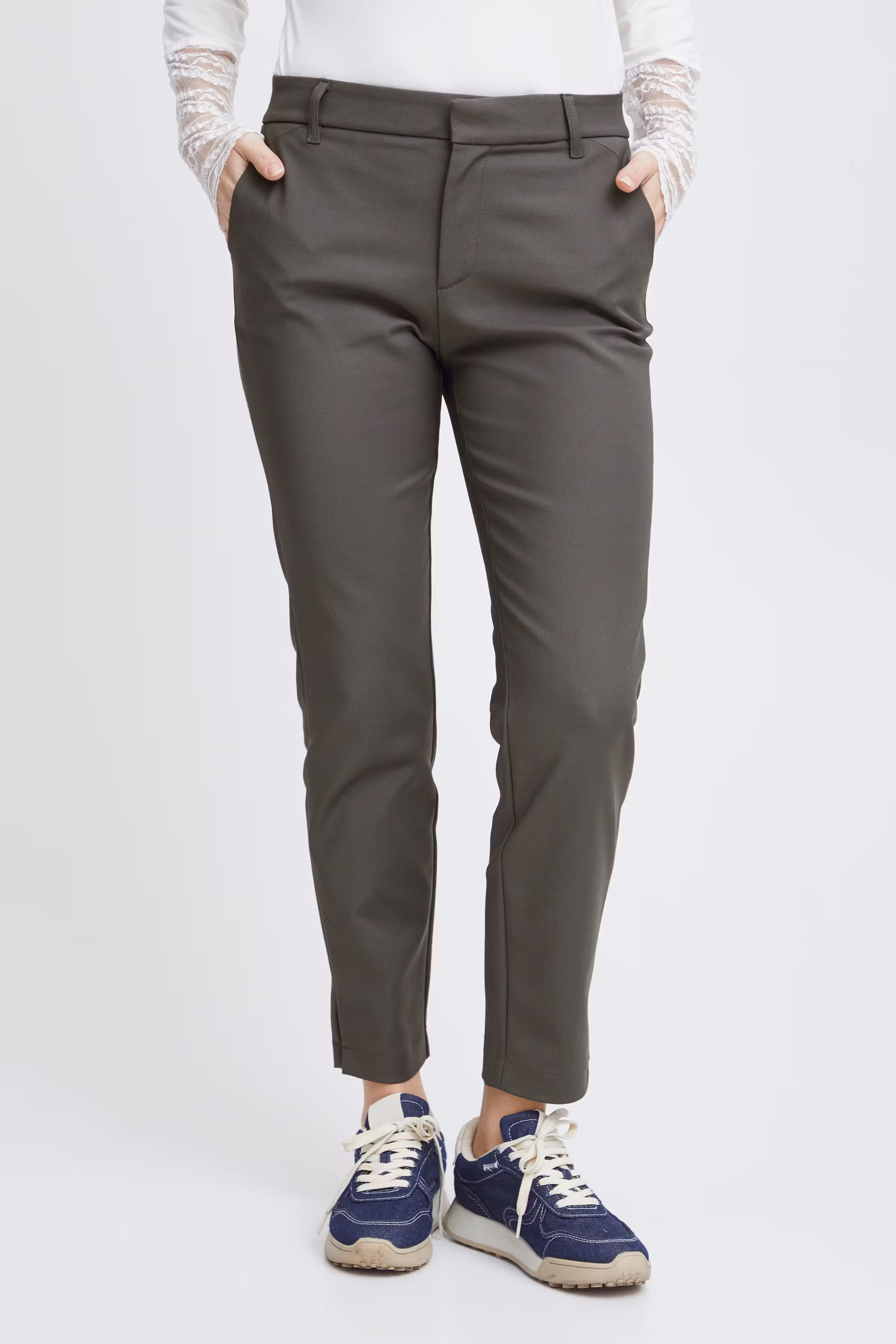 PZBINDY High Waist, Ankle Skinny Leg Bukser LOOKBOOK BACK 50206891-193906