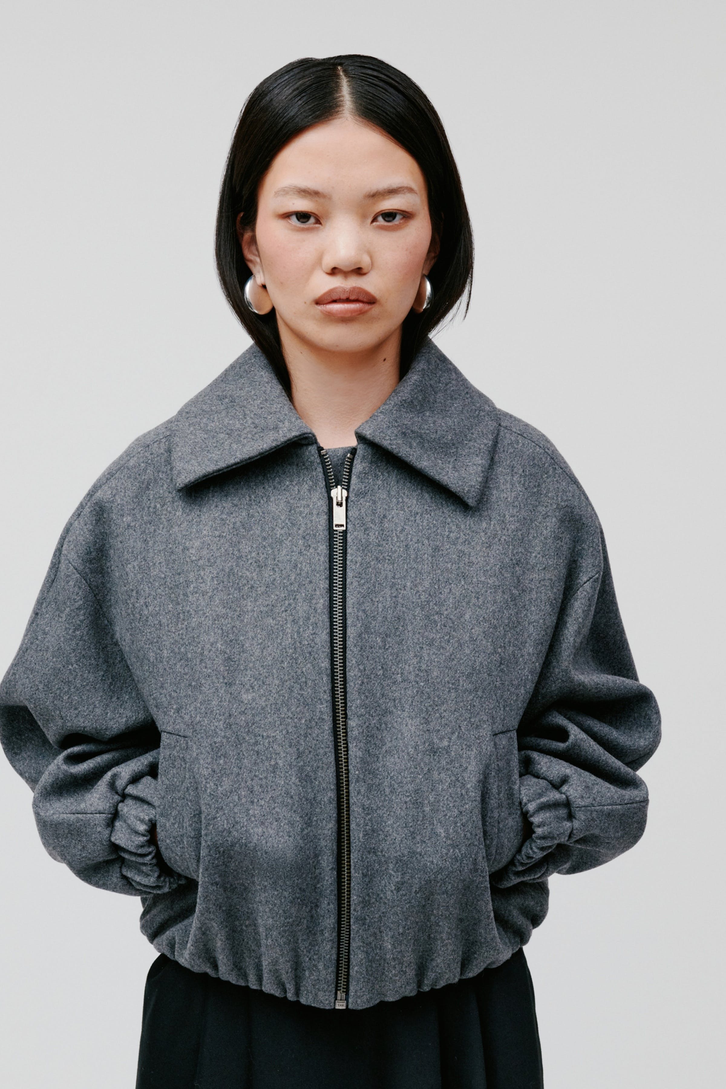 IOJADYN Coat LOOKBOOK FRONT 30600699-GY945